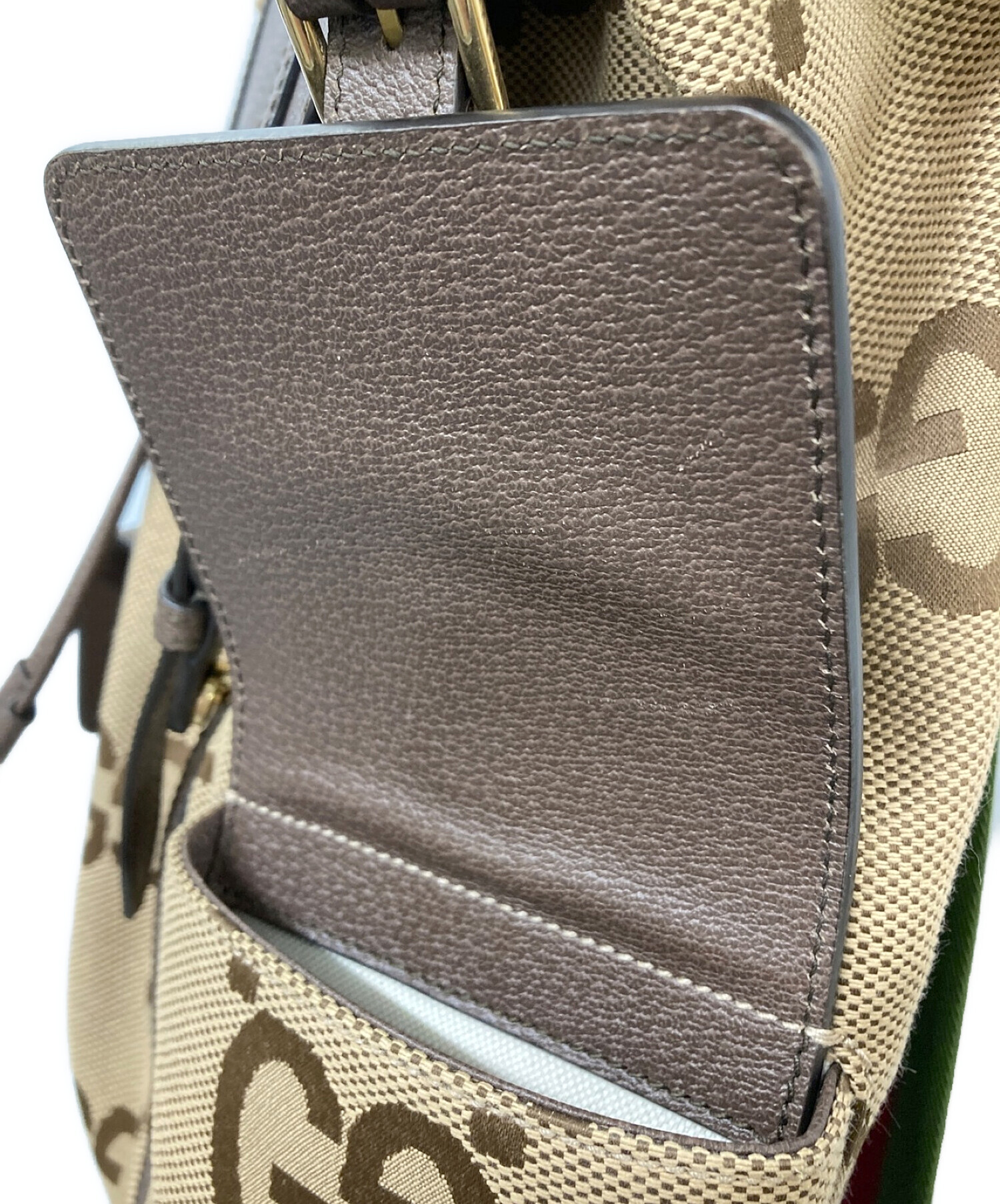 中古・古着通販】GUCCI (グッチ) リュック ベージュ｜ブランド・古着