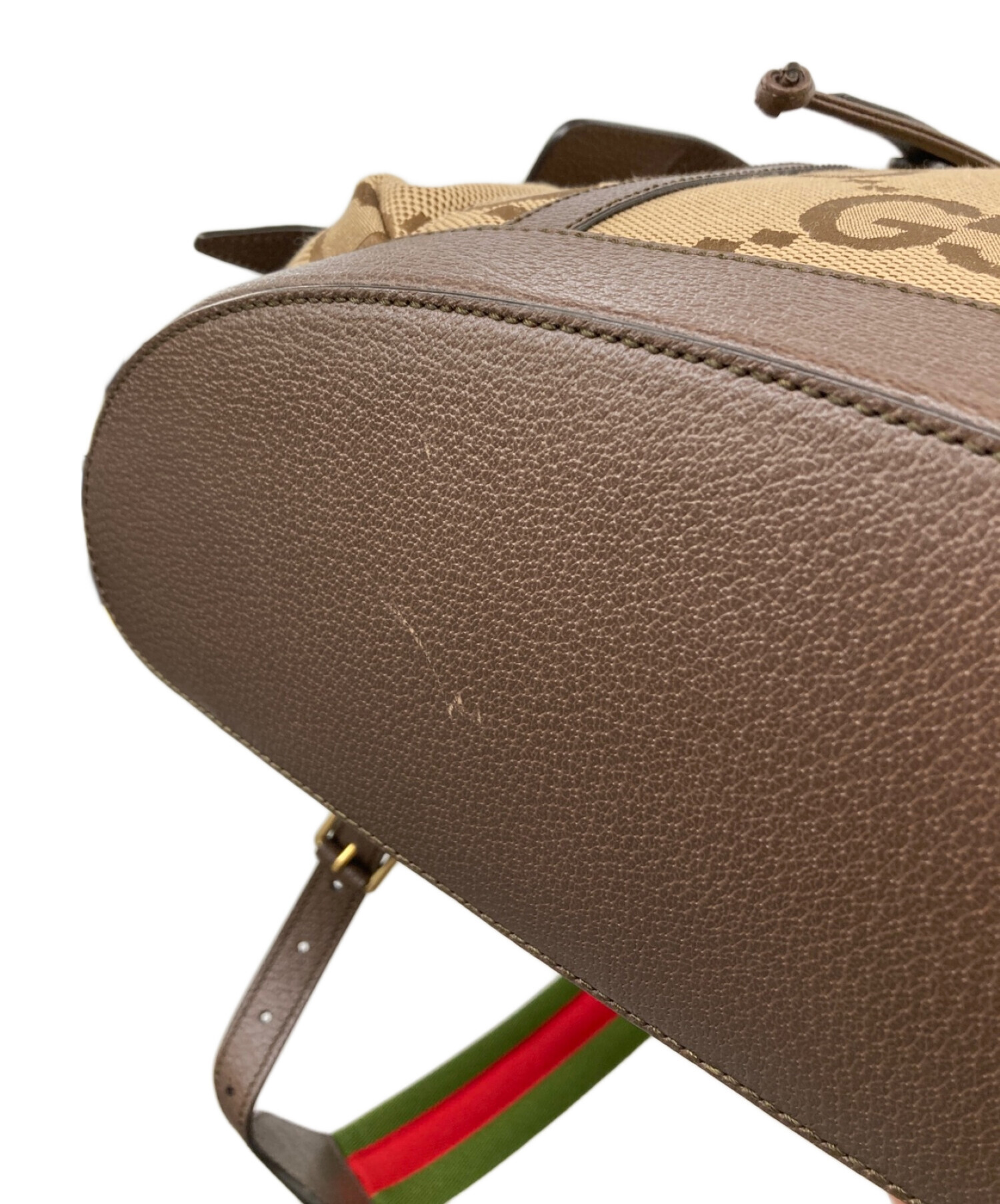 中古・古着通販】GUCCI (グッチ) リュック ベージュ｜ブランド・古着