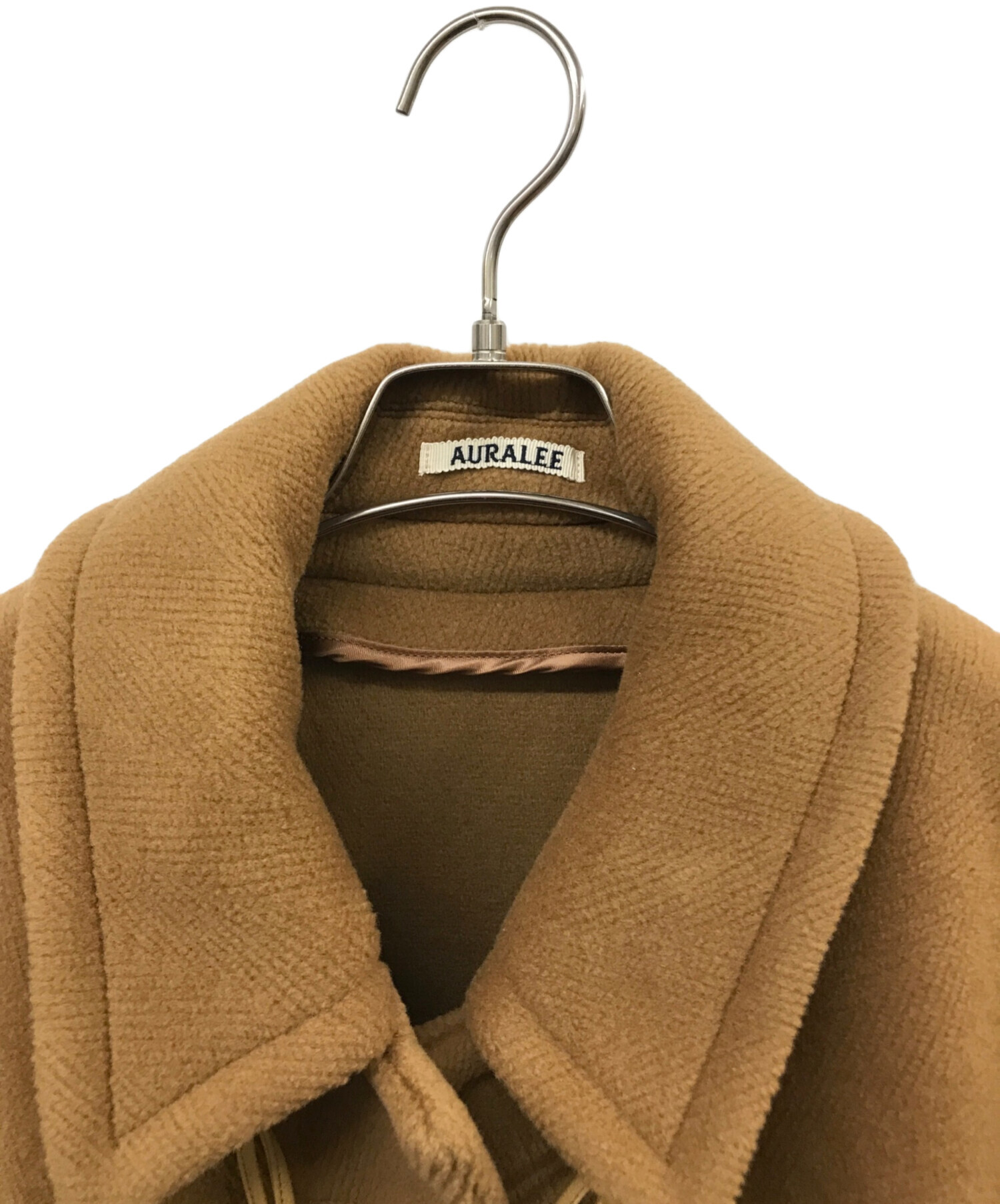 ジャケット・アウター AURALEE WOOL HERRINBONE PILE DUFFLE COAT AURALEE WOOL HERINGBONE PILE DUFFLE COAT [A22AC01WH] - Silver and Gold