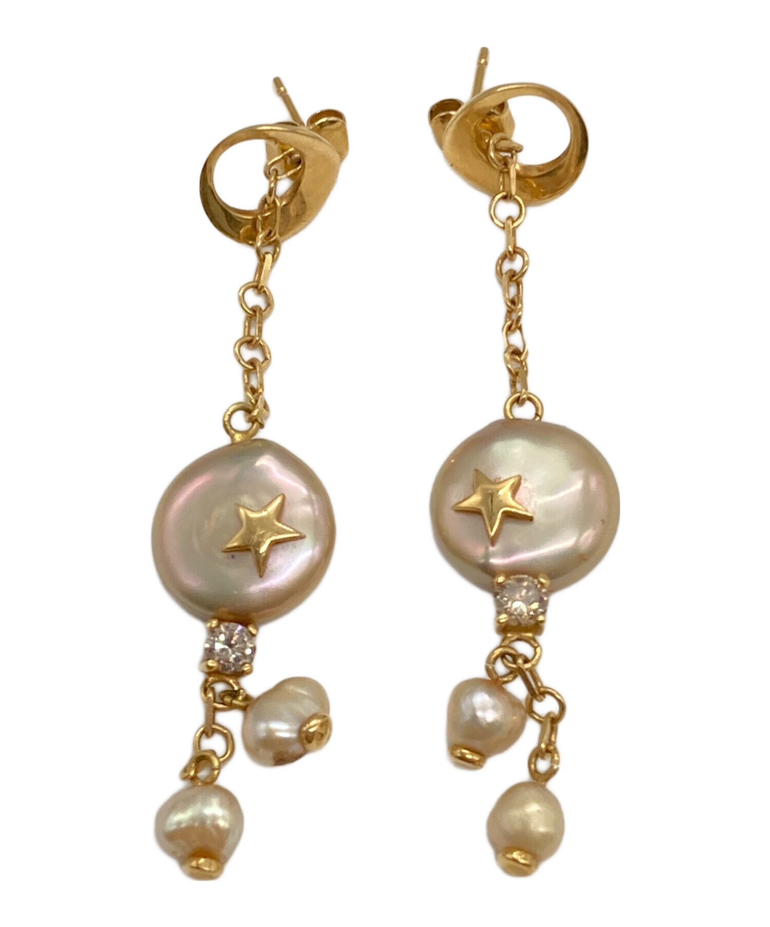 スタージュエリー STAR JEWELRY アクセサリー（耳） ピアス K18YG 