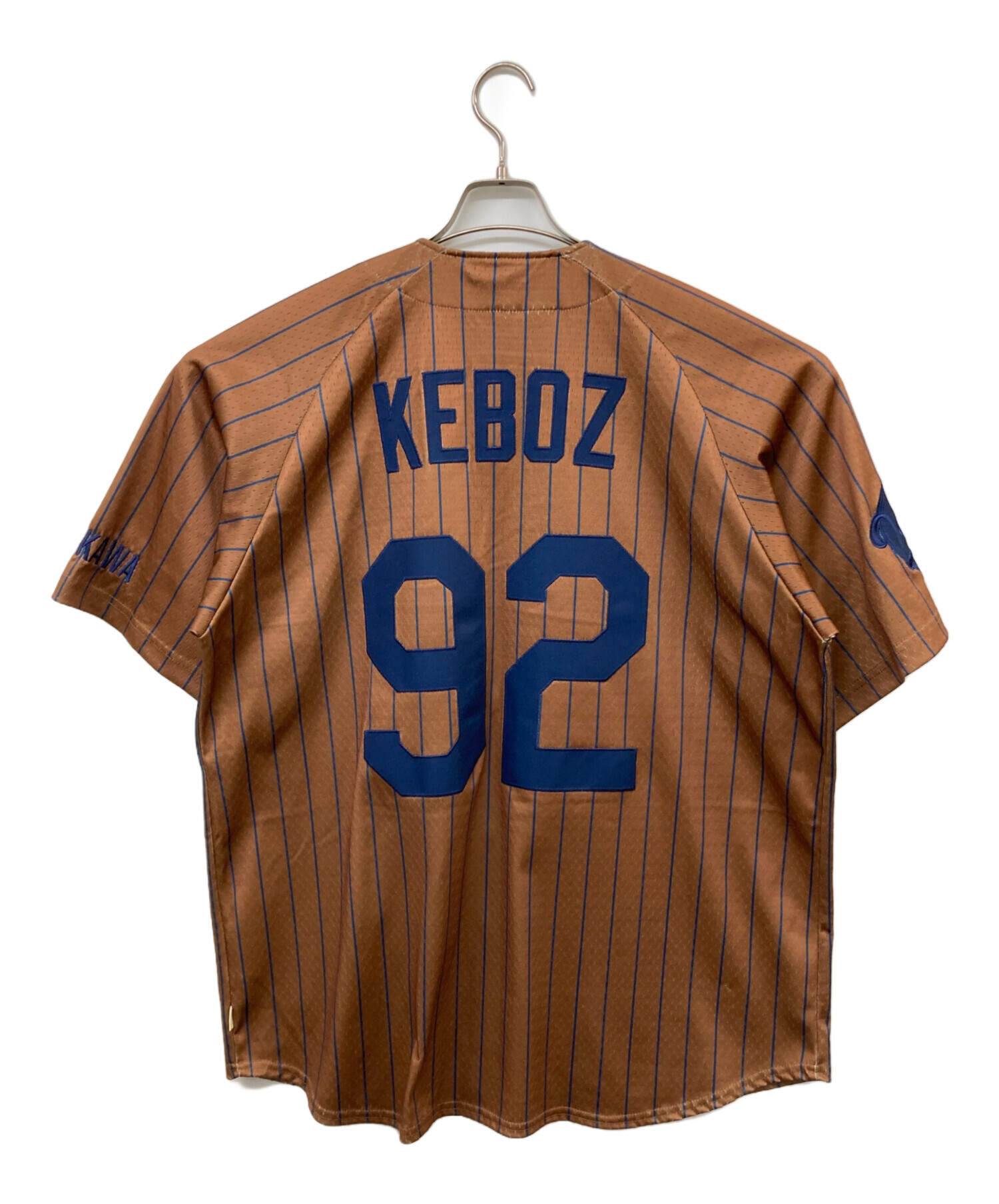 中古・古着通販】KEBOZ (ケボズ) ベースボールシャツ ブラウン サイズ 