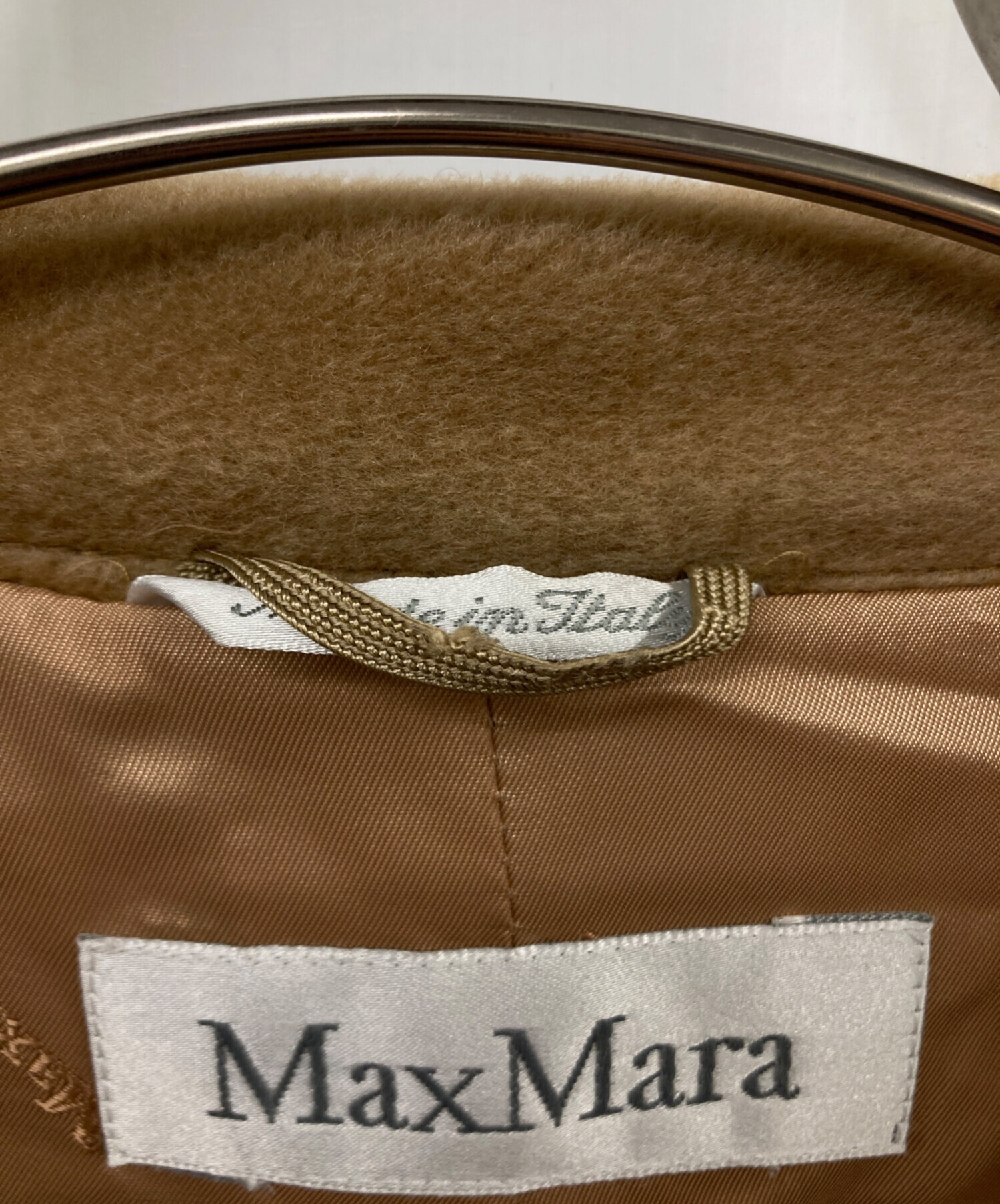 中古・古着通販】MaxMara (マックスマーラ) カシミヤ混ガウンコート