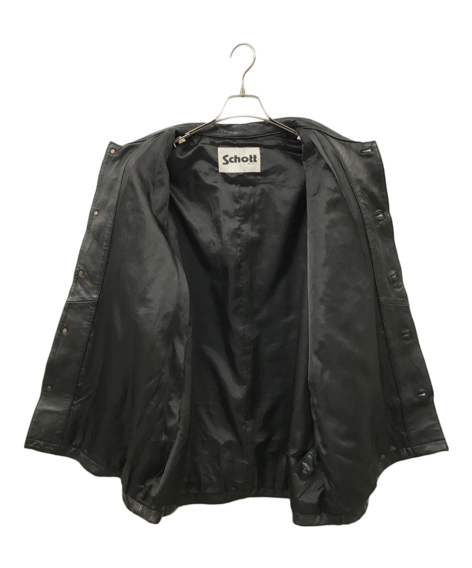 中古・古着通販】Schott (ショット) ラムレザー カバーオール 