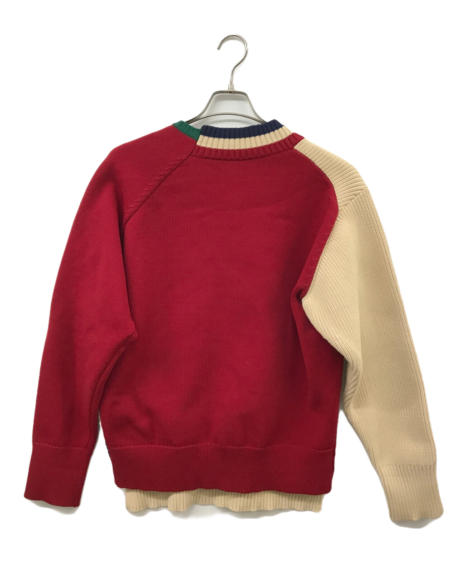 中古・古着通販】KOLOR (カラー) エステルヤーンDOCKING KNIT マルチ