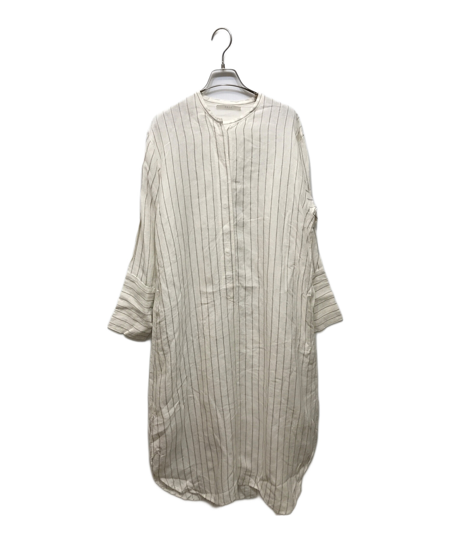 中古・古着通販】seya. (セヤ) プルオーバーリネンシャツワンピース 