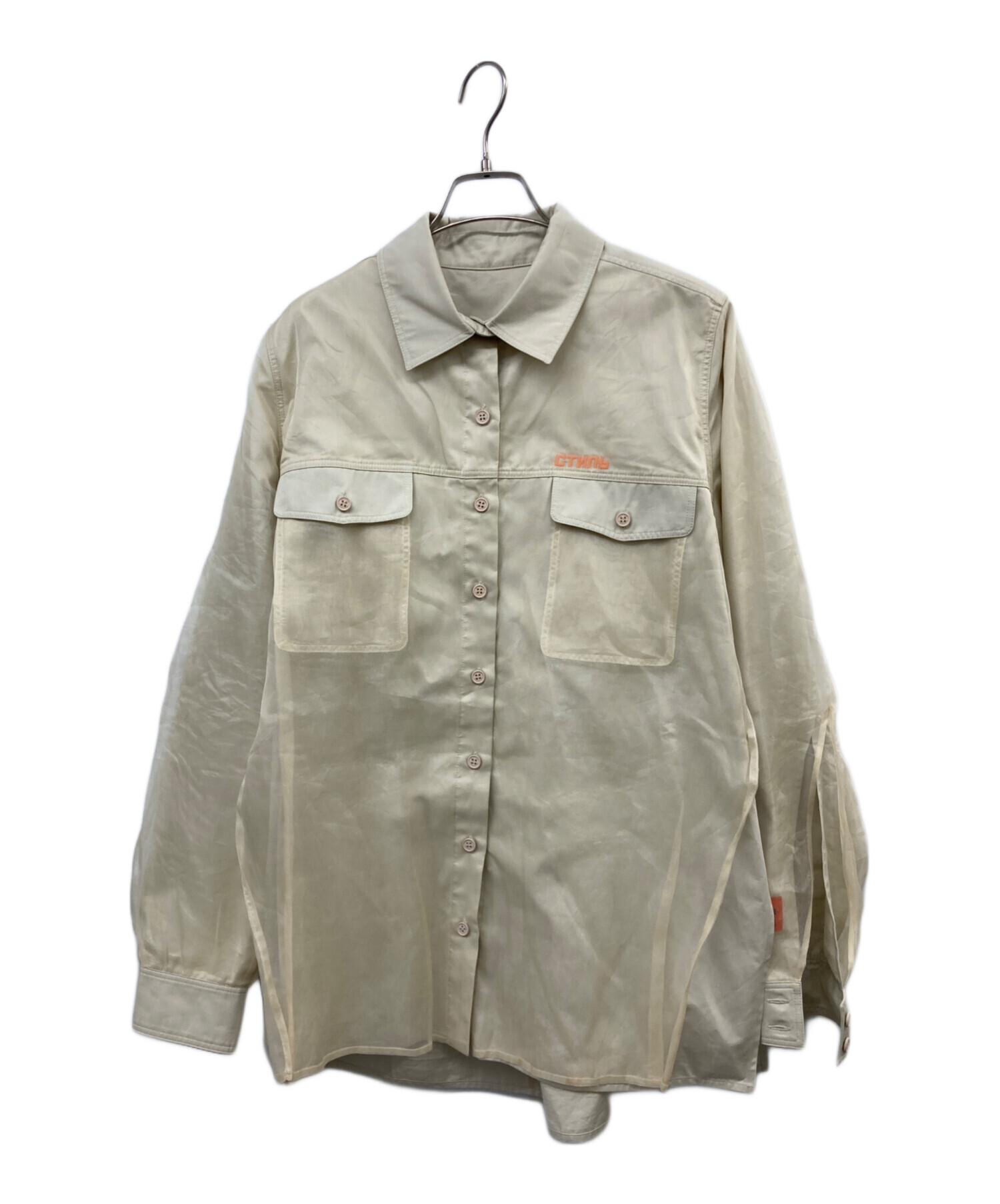 HERON PRESTON ヘロンプレストン　ワーク　シャツジャケット HERON PRESTON ヘロンプレストンワークシャツジャケット