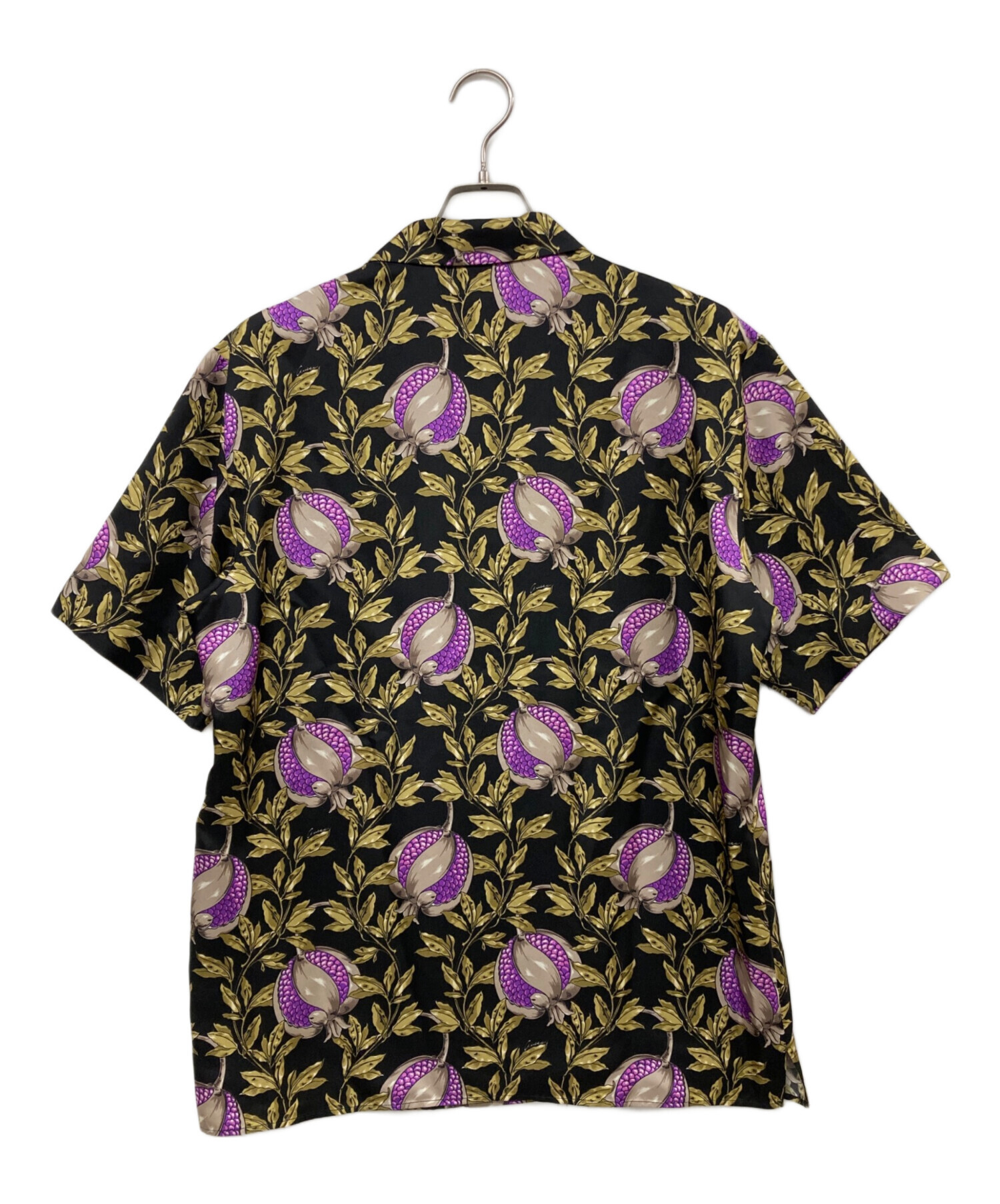 中古・古着通販】GUCCI (グッチ) ボタニカルオープンカラーシルク