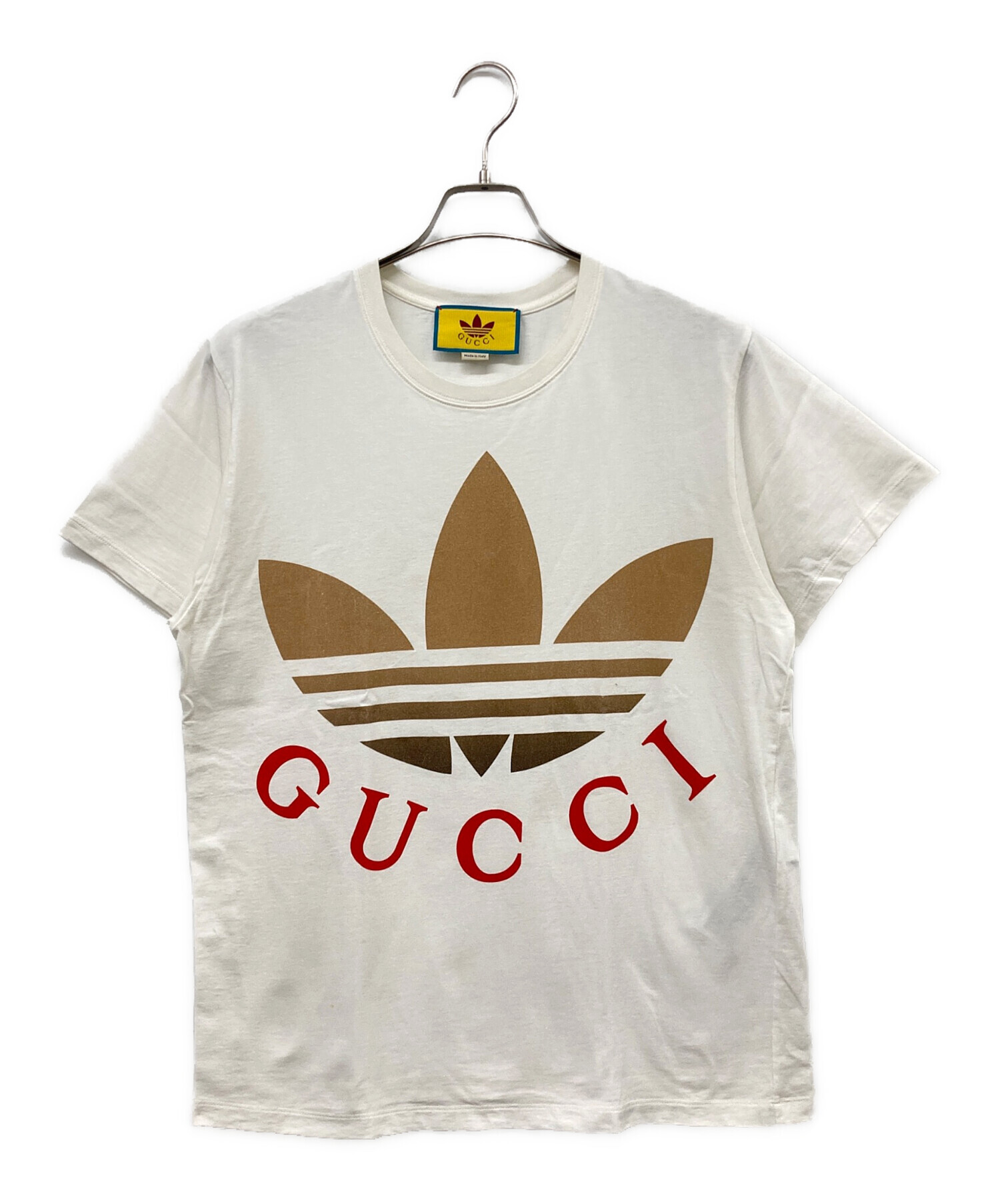 中古・古着通販】GUCCI (グッチ) adidas (アディダス) ロゴプリント 
