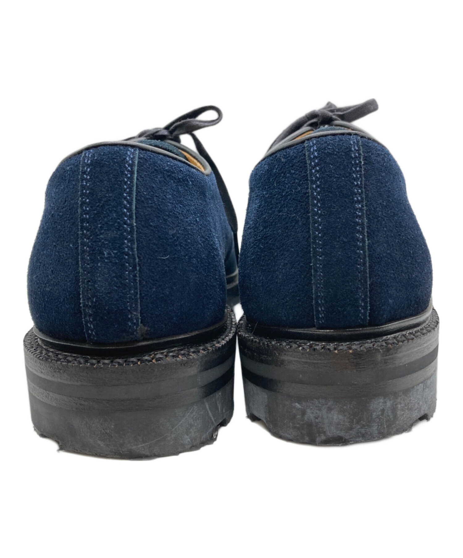 中古・古着通販】makers (メイカーズ) ROUND TIP OXFD SUEDE ネイビー