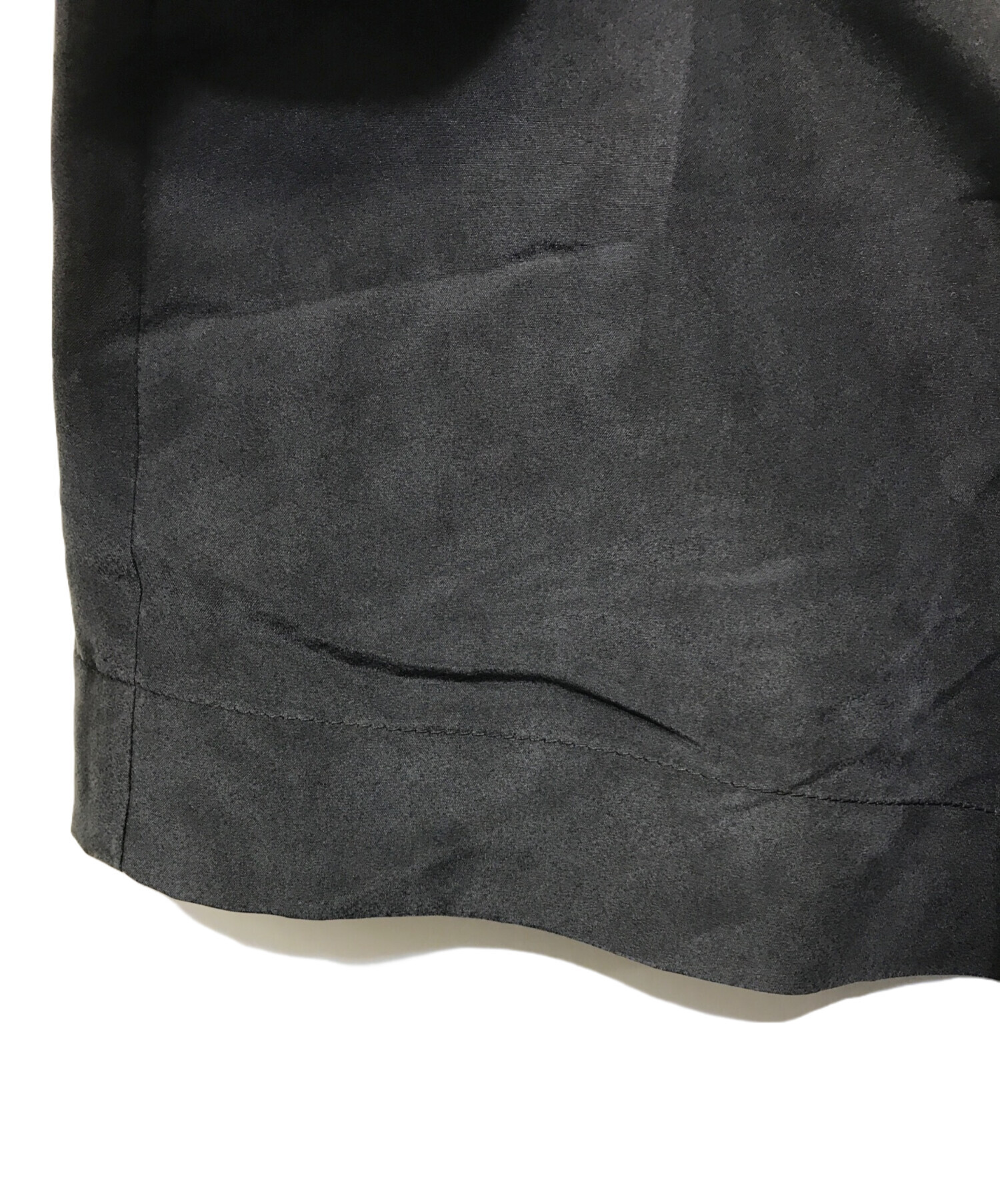 中古・古着通販】yoli (ヨリ) Silk long onepiece ブラック サイズ