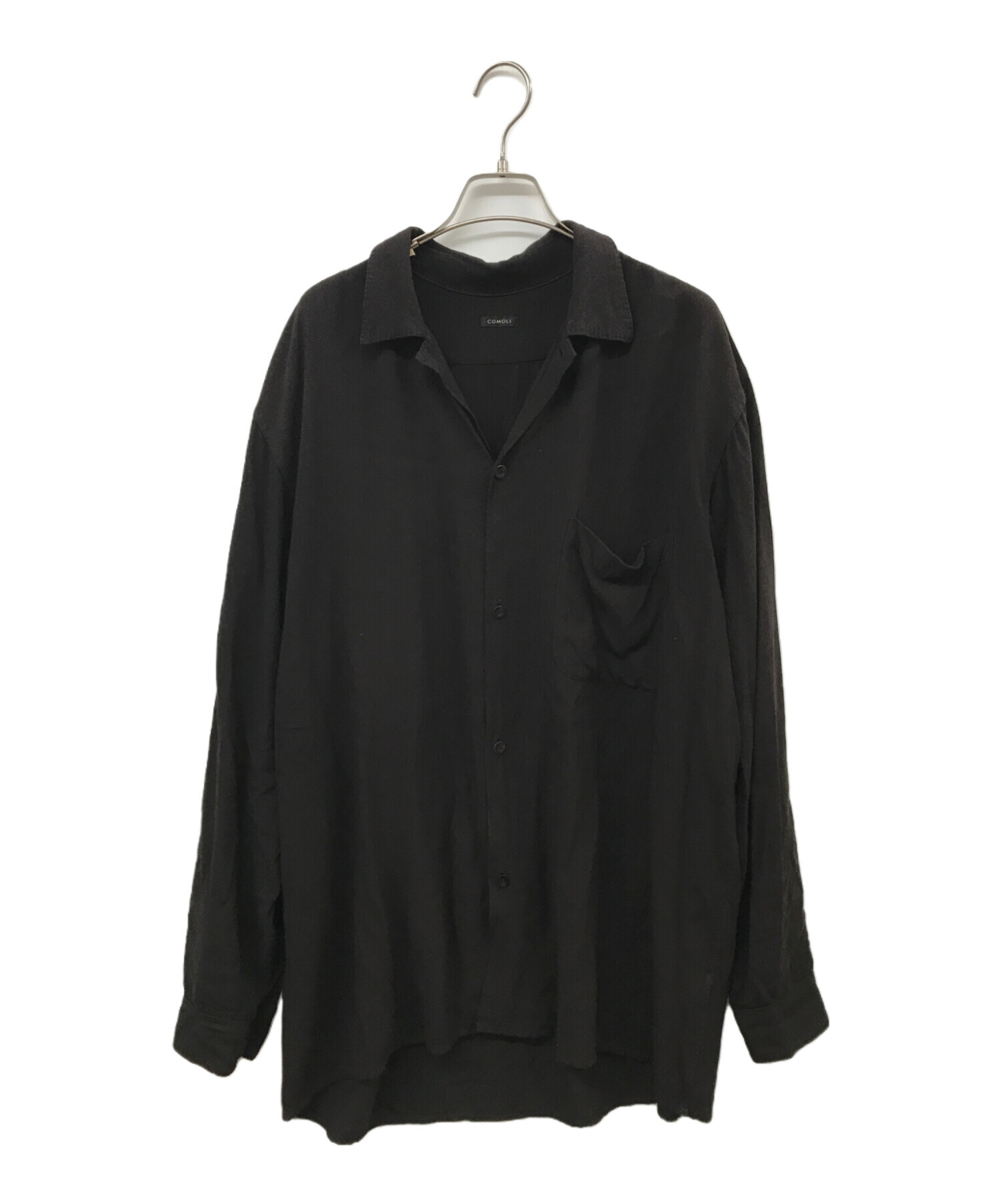 中古・古着通販】COMOLI (コモリ) 24SS レーヨンオープンカラーシャツ