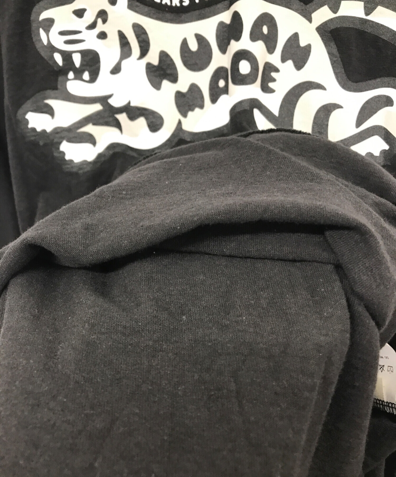 HUMAN MADE タイガーロゴ 長袖カットソー HUMAN MADE TIGER L/S T-SHIRT - BLACK / Sサイズ ヒューマン