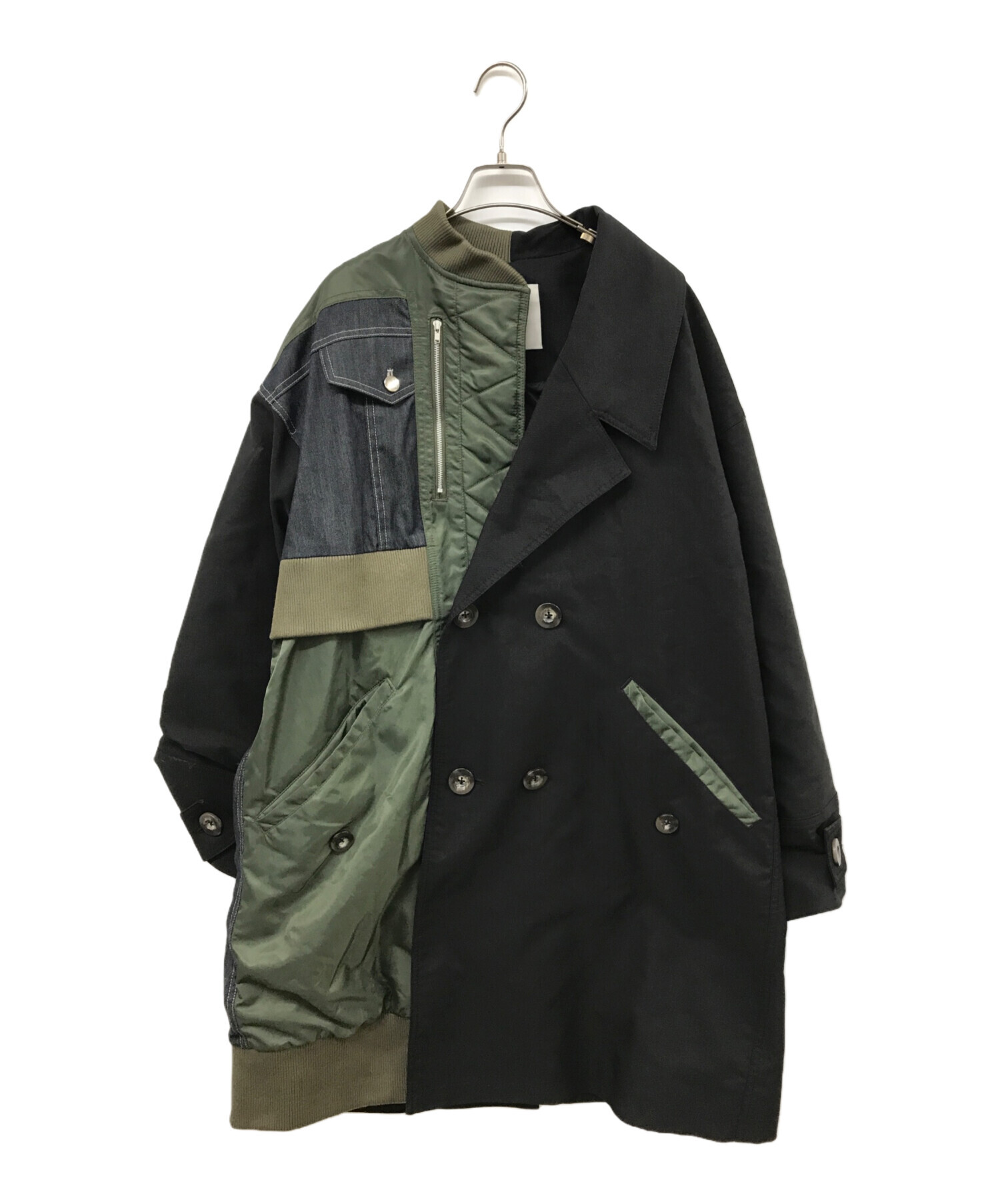 UN3D. ファブリックミックスコート