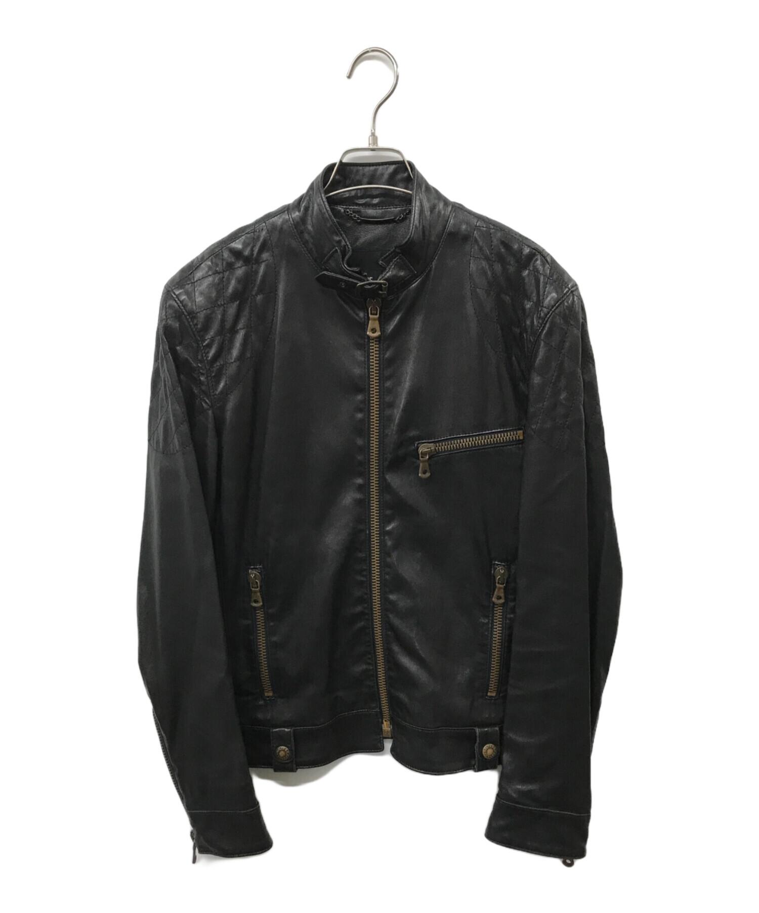 中古・古着通販】DOLCE & GABBANA (ドルチェ＆ガッバーナ) ラムレザー