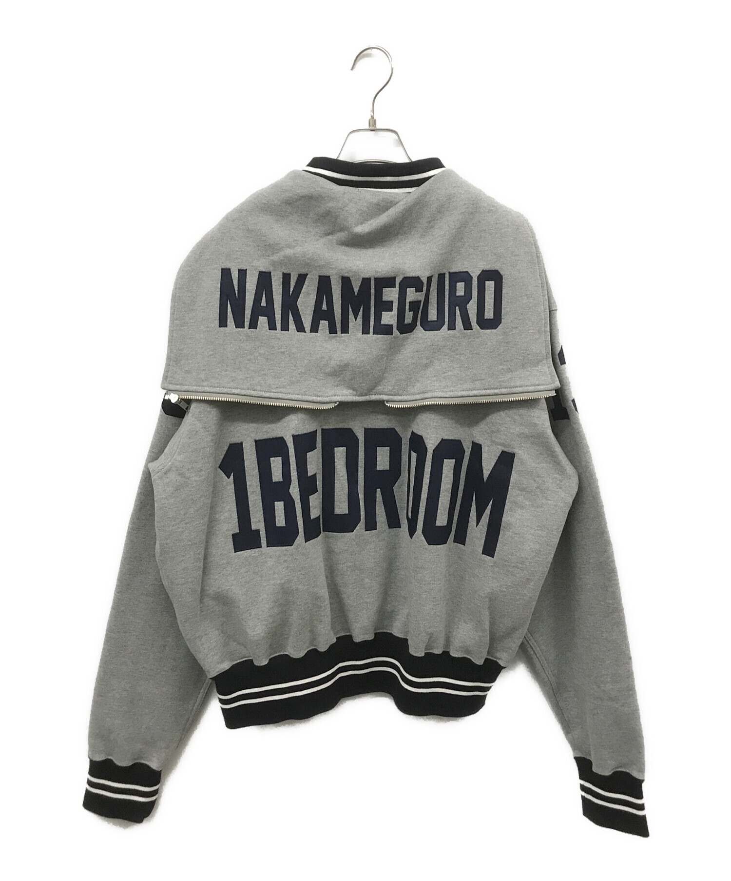 中古・古着通販】Quigley (キグリー) COTTON HOOD VARSITY JACKET 