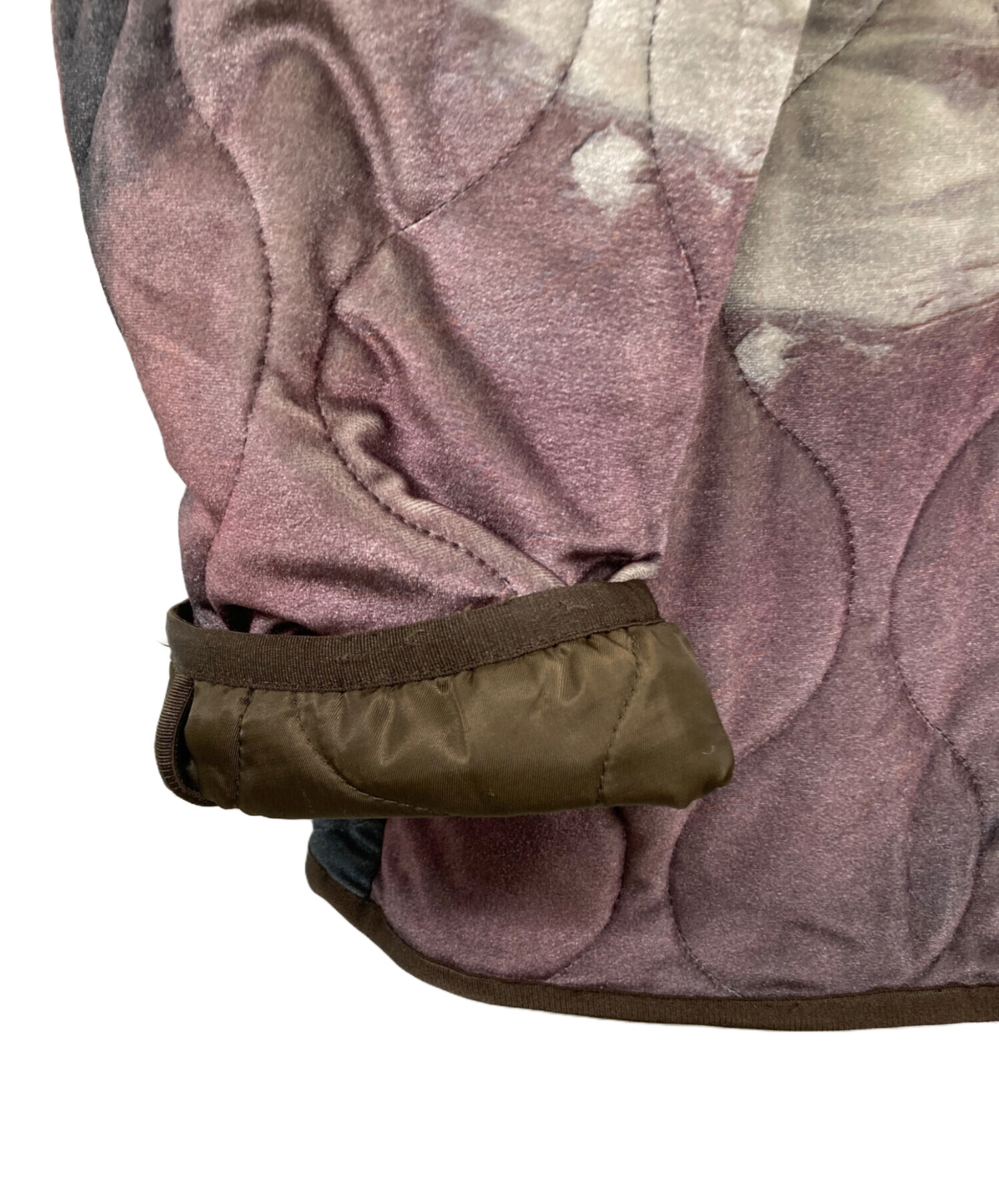 中古・古着通販】TAAKK (ターク) PAINTED VELVET BATTING BLOUSON