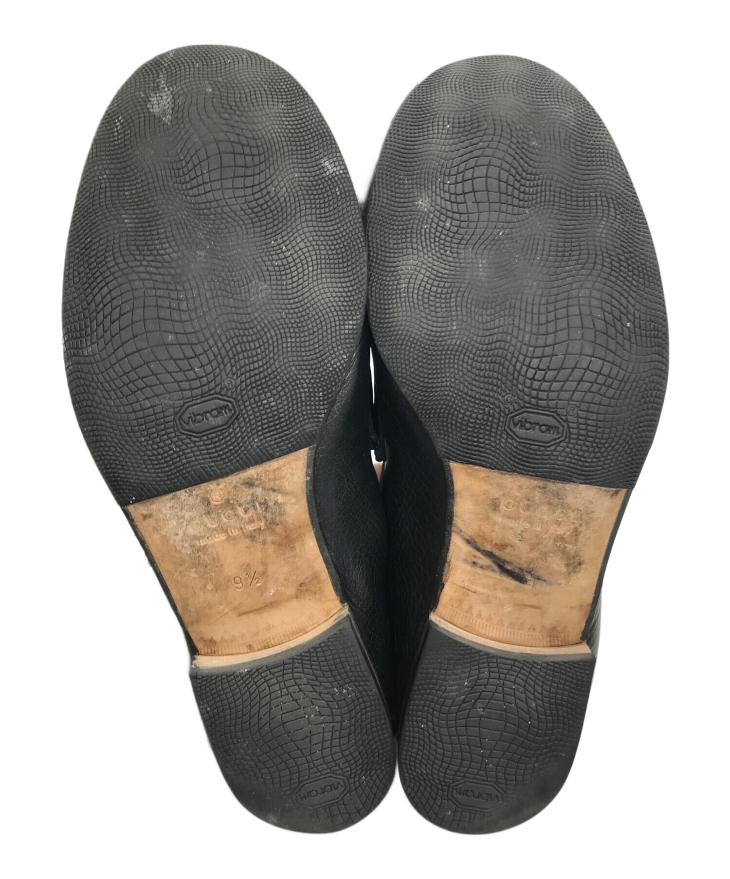 中古・古着通販】GUCCI (グッチ) ビットローファー ブラック サイズ:9 