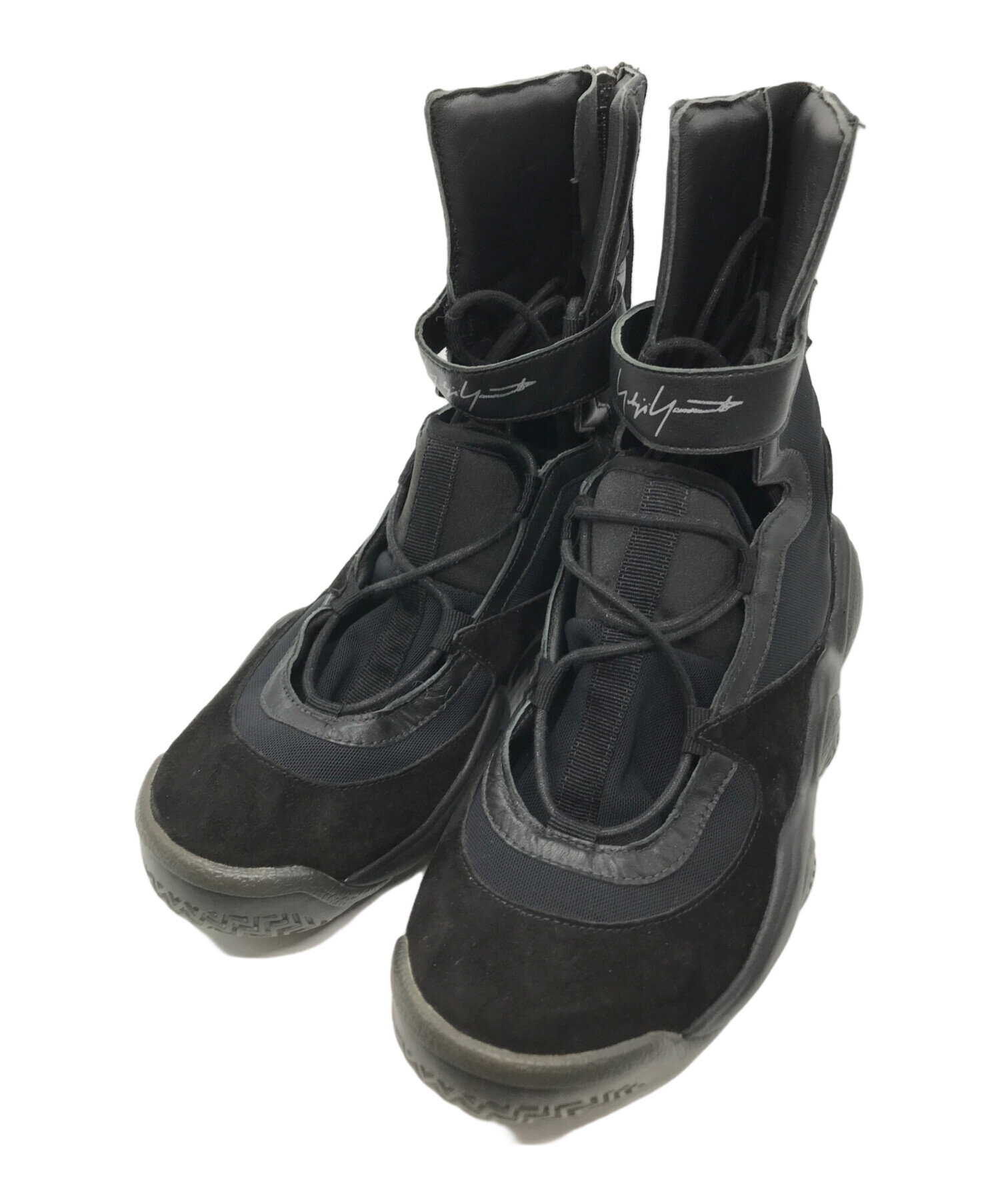 ② YOHJI YAMAMOTO✖︎adidasコラボ　BB3808   YY STRAP BBALL HI 24cm ② YOHJI YAMAMOTO✖︎adidasコラボ BB3808 YY STRAP BBALL HI 24cm