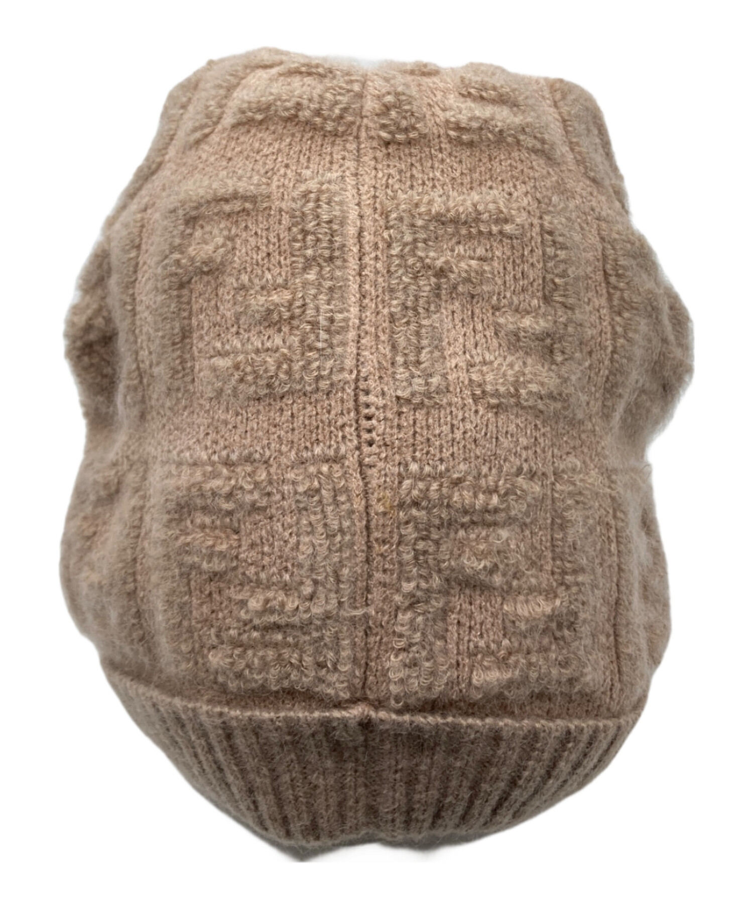 中古・古着通販】FENDI (フェンディ) FFロゴニットビーニー 中古・古着通販】FENDI (フェンディ) FFロゴニットビーニー