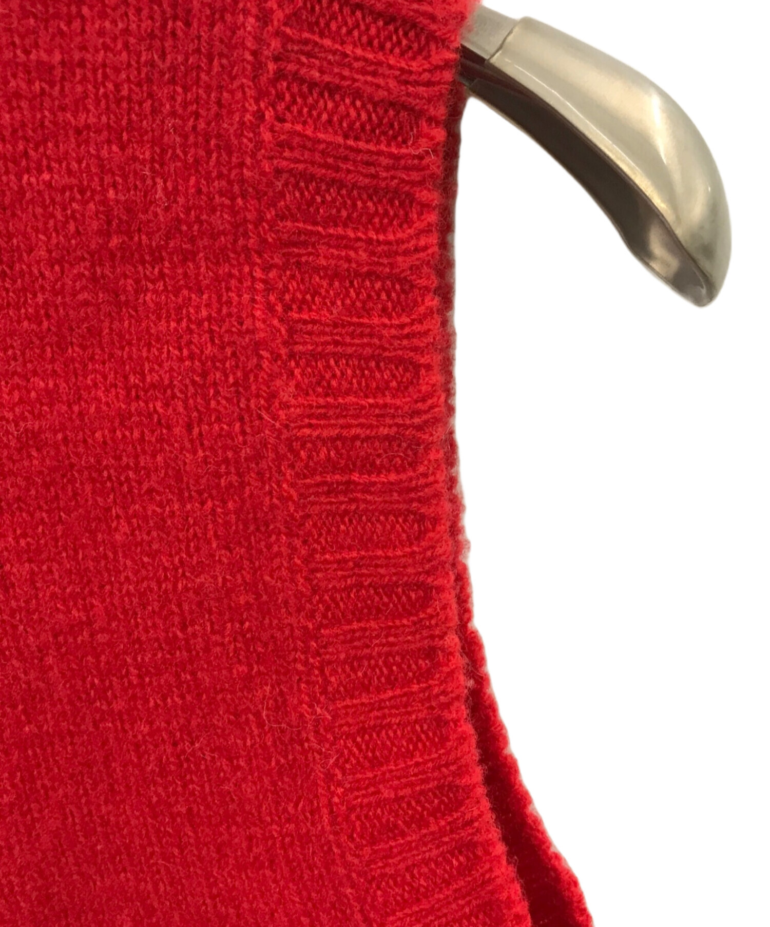 中古・古着通販】CristaSeya (クリスタセヤ) ニットベスト レッド