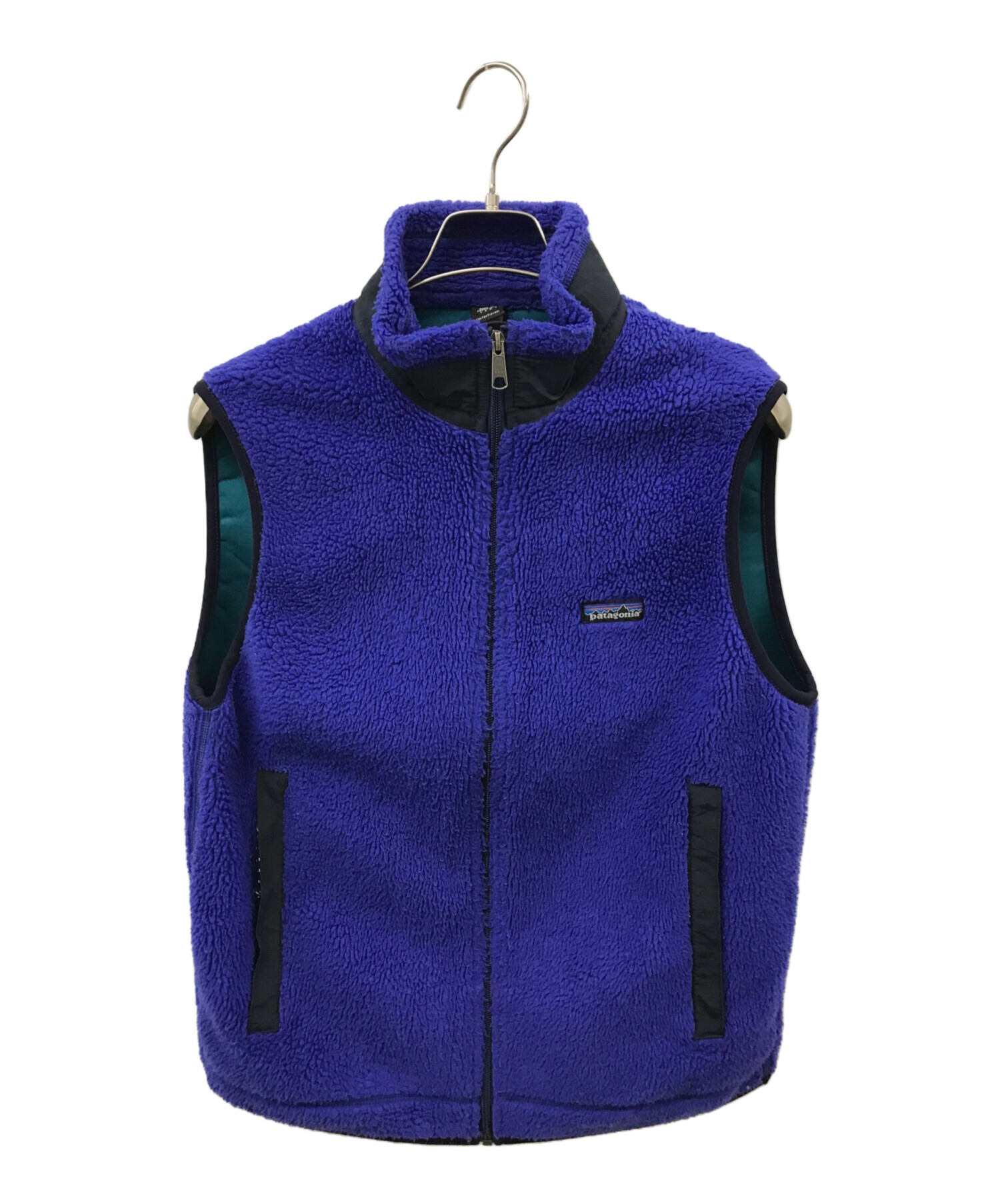 Patagonia レトロX フリースベスト Mサイズ ブラック/ブルー PATAGONIA