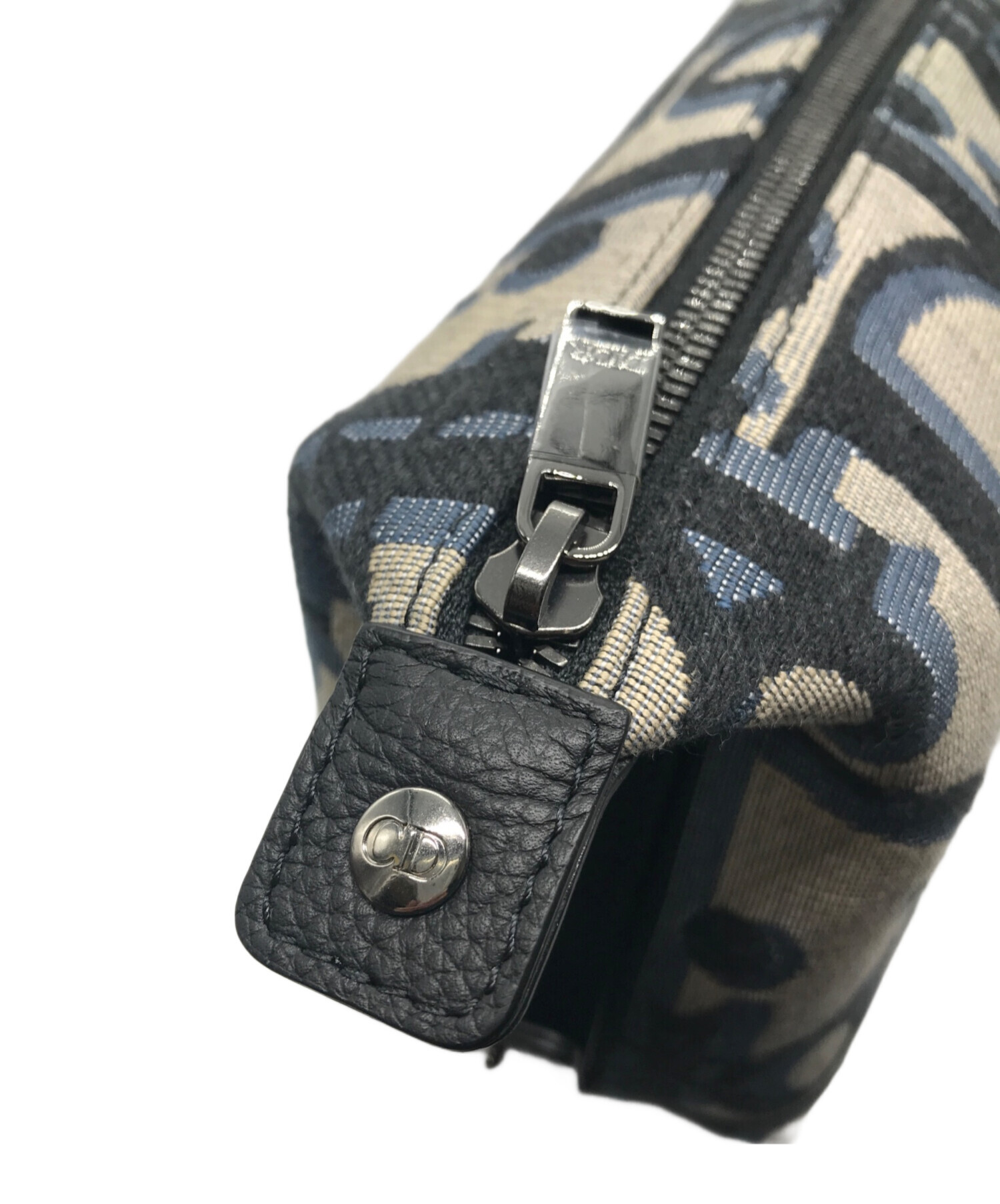 中古・古着通販】DIOR (ディオール) オブリーク ポーチ ベージュ