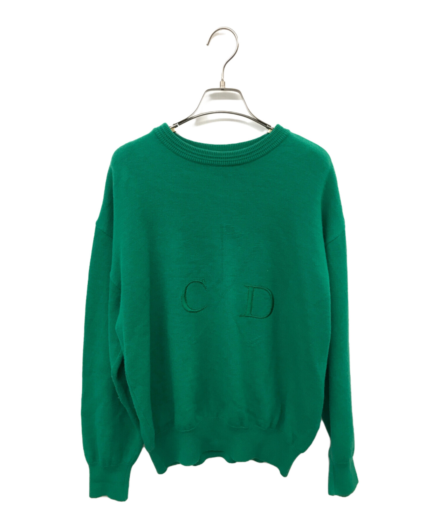 クリスチャンディオール　スポーツ　ロゴ　ゆったりめ　ニット　セーター　M 中古・古着通販】Christian Dior Sports (クリスチャン ディオール