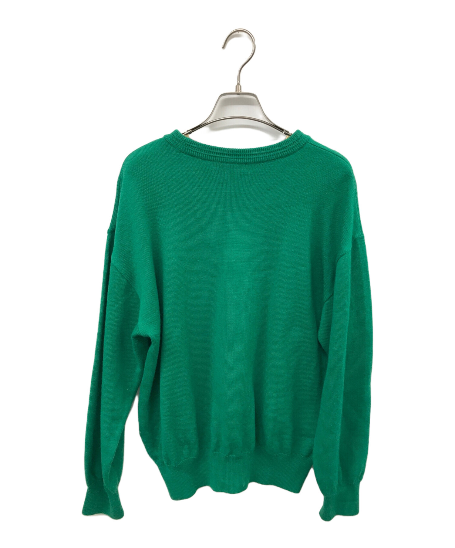 90s　クリスチャンディオール SPORT　コットンニットセーター　刺繍　L 90s ディオールChristian Dior ロゴ 刺繍 ニット セーター L 90s