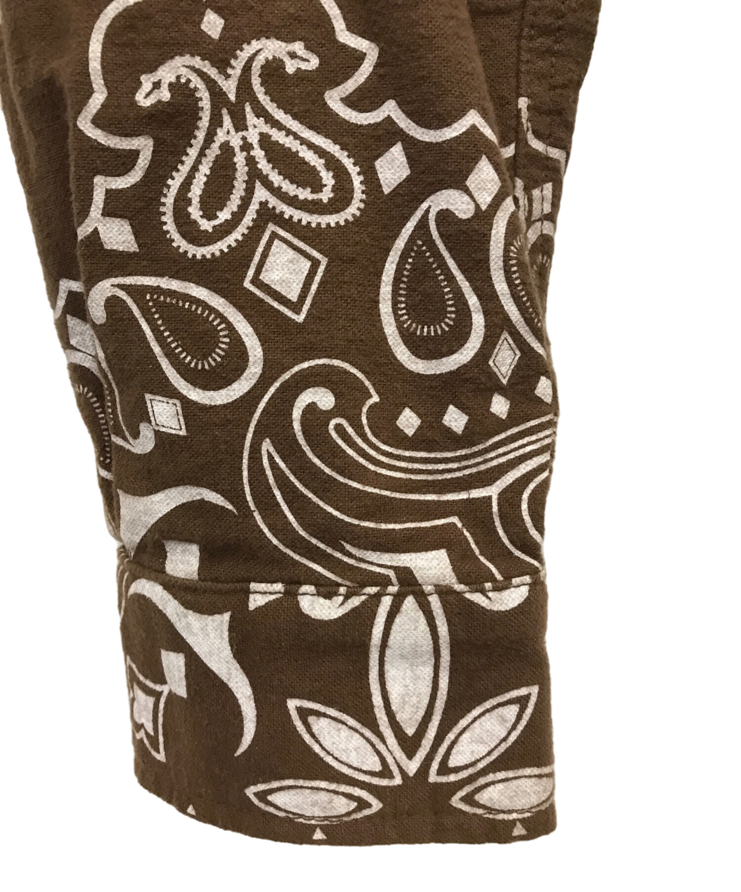 中古・古着通販】JUN/NAKAYAMA (ジュン ナカヤマ) PAISLEY SHIRT / BRW