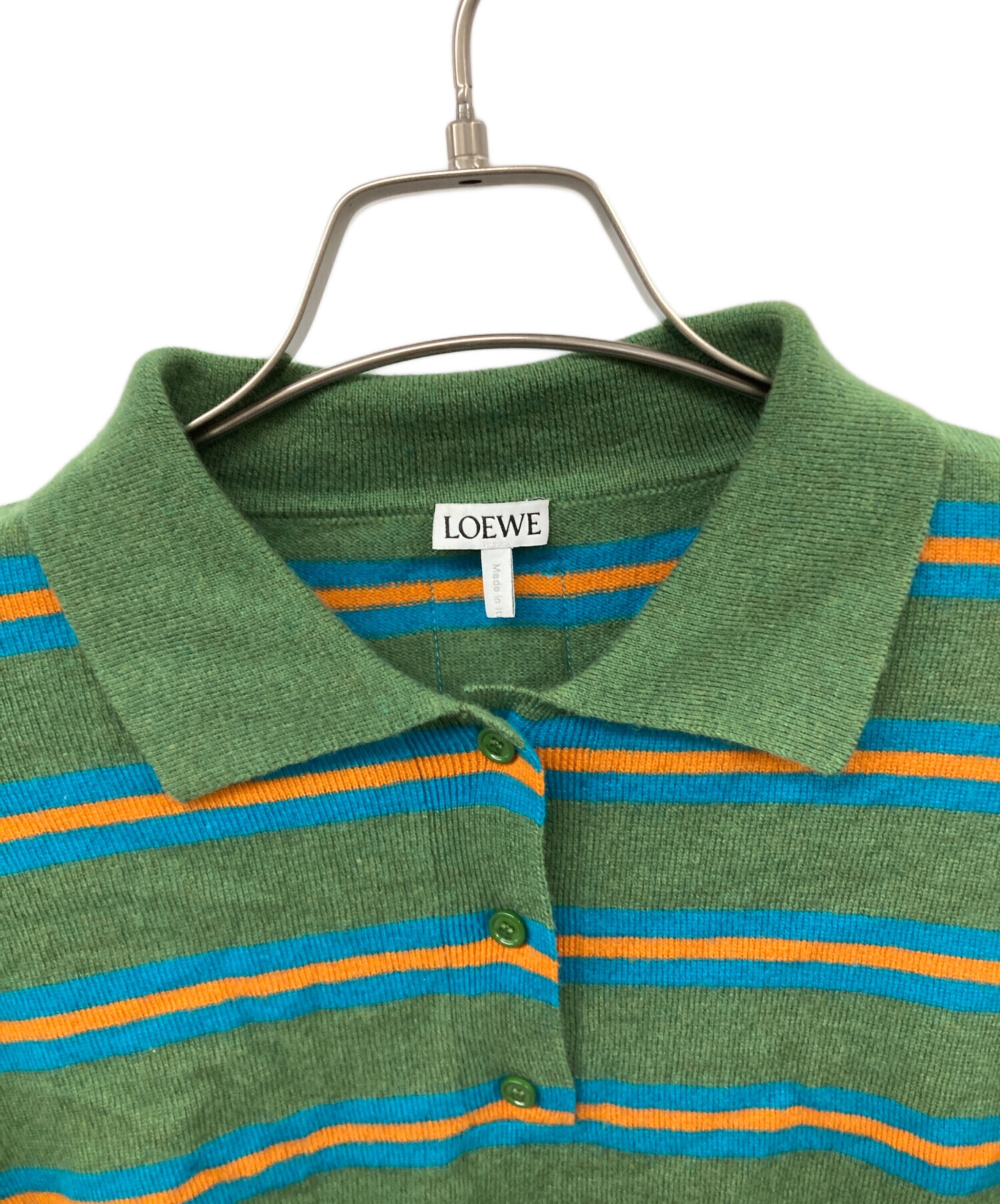 中古・古着通販】LOEWE (ロエベ) Polopullover aus Wolle ポロ ウール