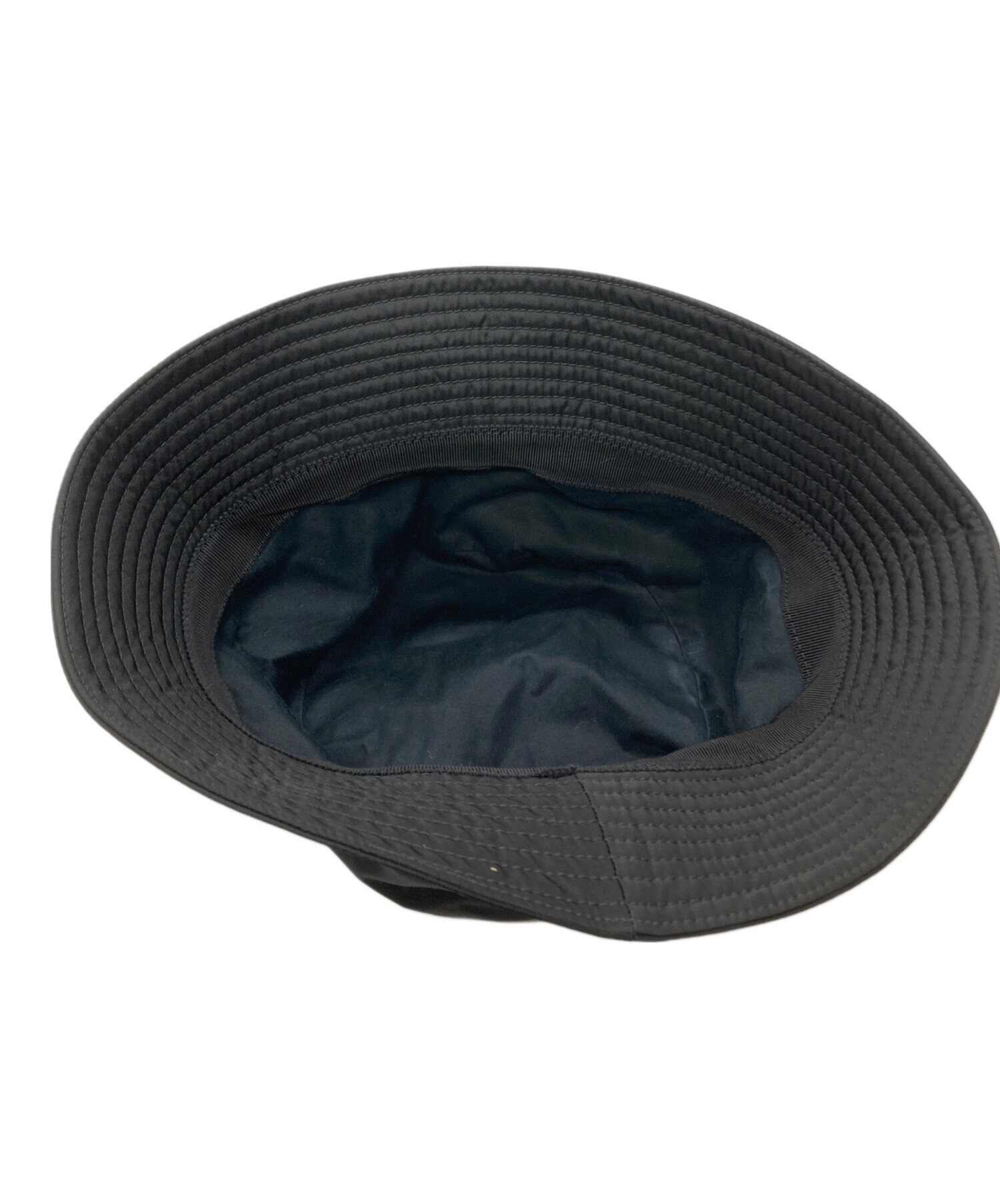 中古・古着通販】PRADA (プラダ) ナイロンバケットハット ブラック