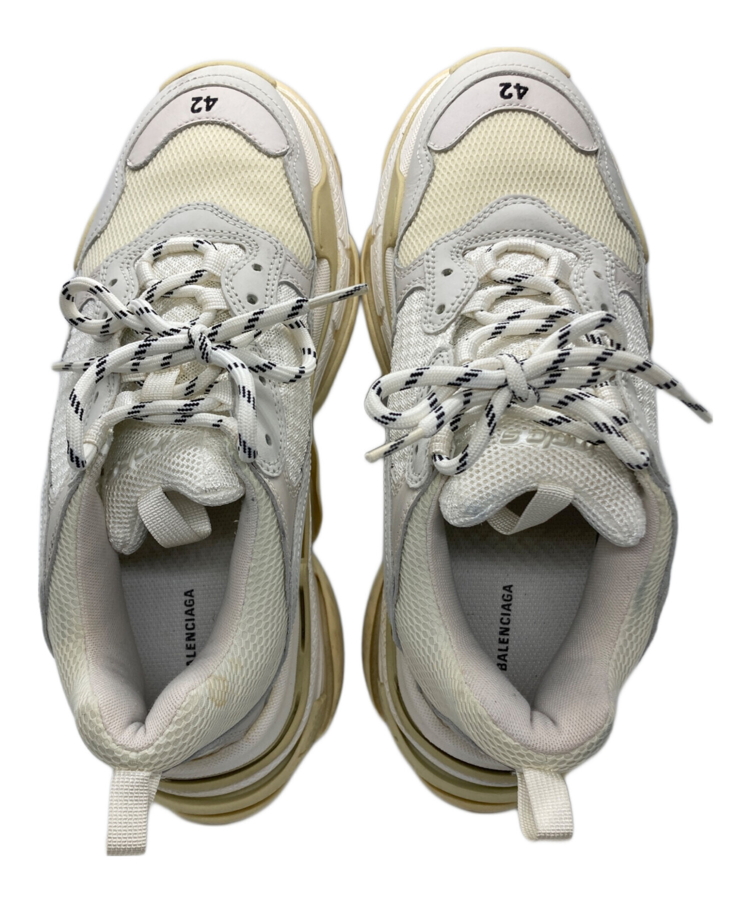 中古・古着通販】BALENCIAGA (バレンシアガ) スニーカー ベージュ