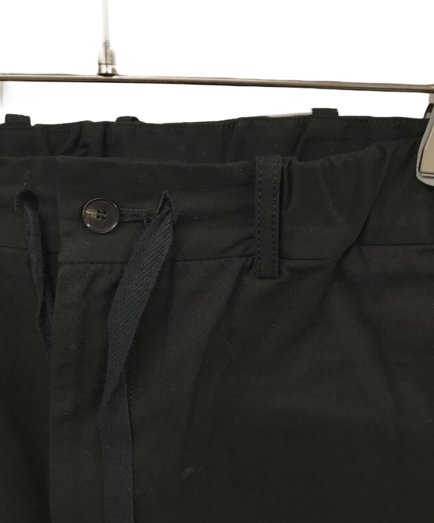 新品未使用タグ付き GroundY グラウンドワイ 黒 サルエルパンツ L Ground Y◇グランド ワイ サルエルパンツ 新品未使用タグ付き GroundY