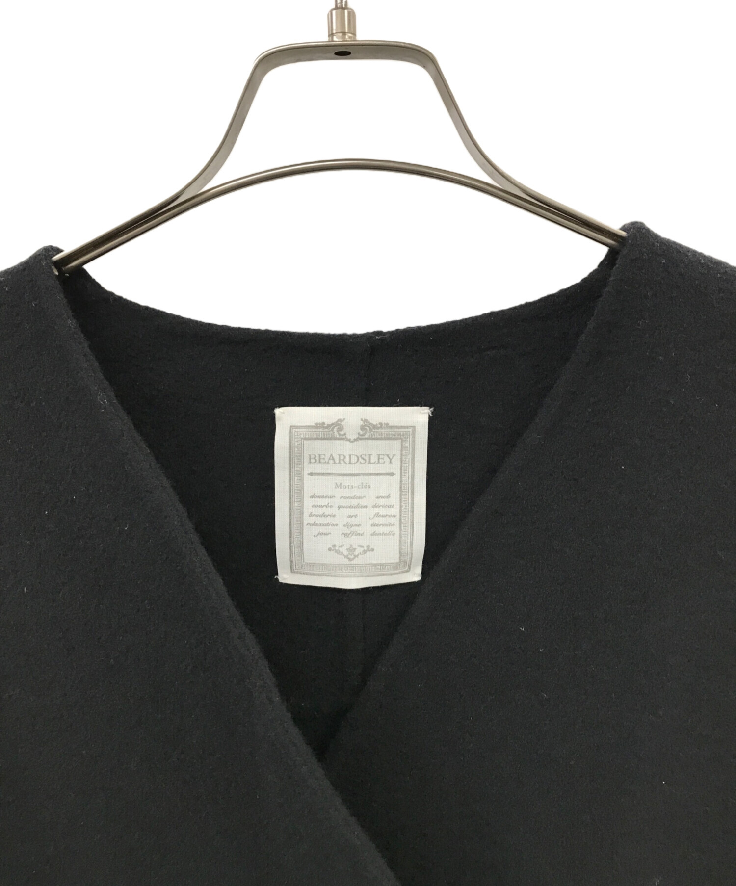 BEARDSLEYビアズリー リバーショートコート ブラック BEARDSLEY