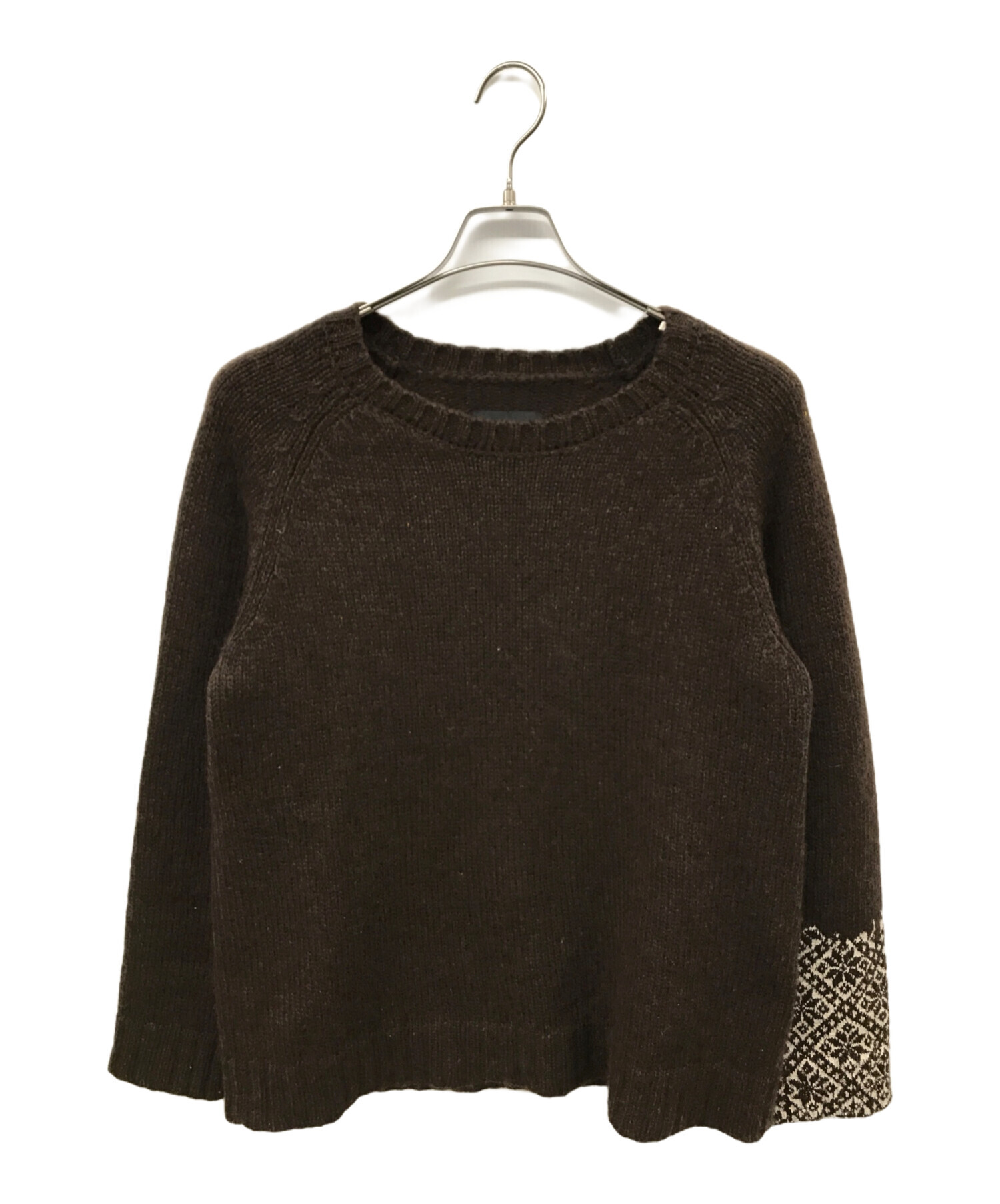 中古・古着通販】Nahyat (ナヤット) 3Gセーター ブラウン サイズ:Free