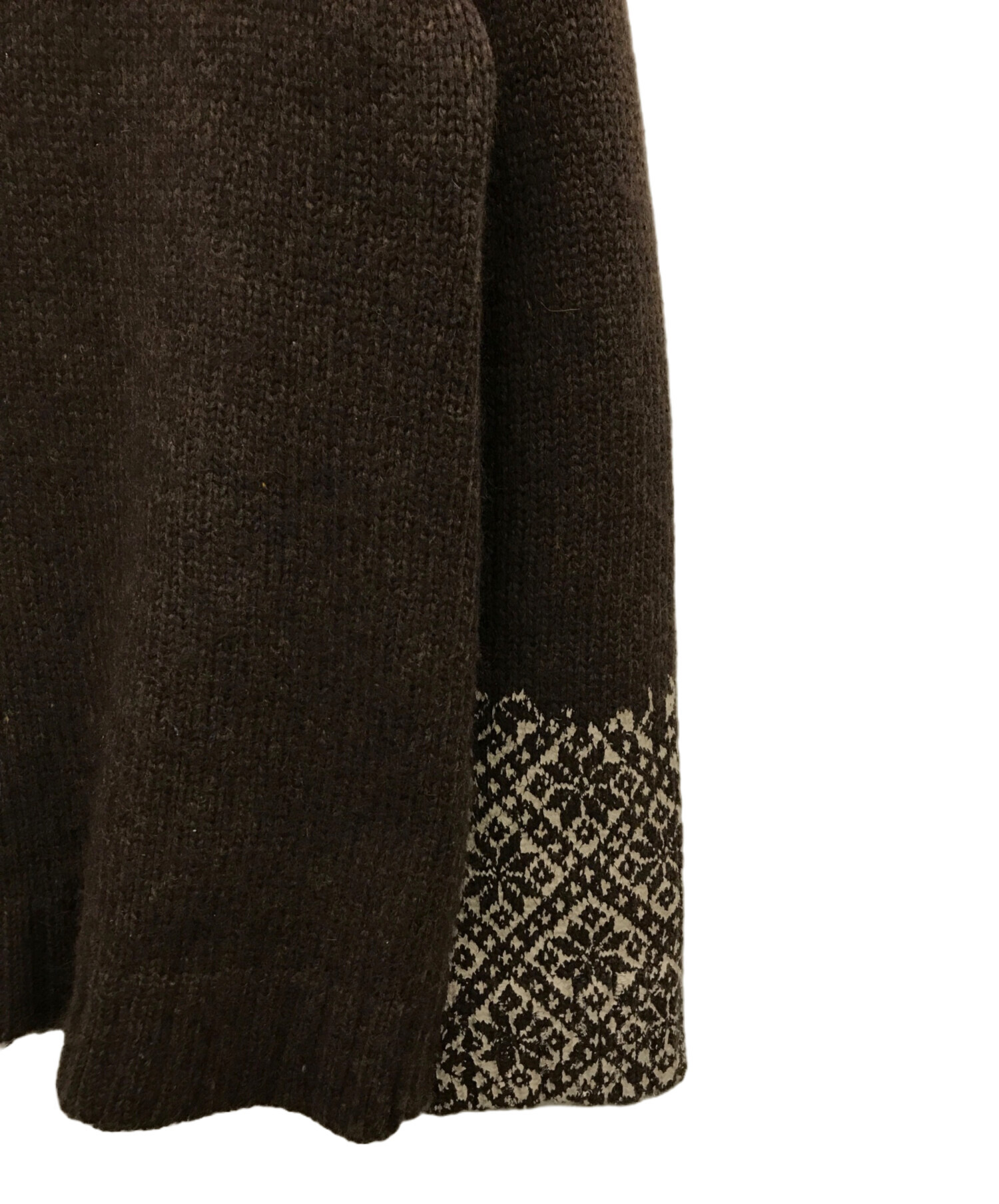 中古・古着通販】Nahyat (ナヤット) 3Gセーター ブラウン サイズ:Free