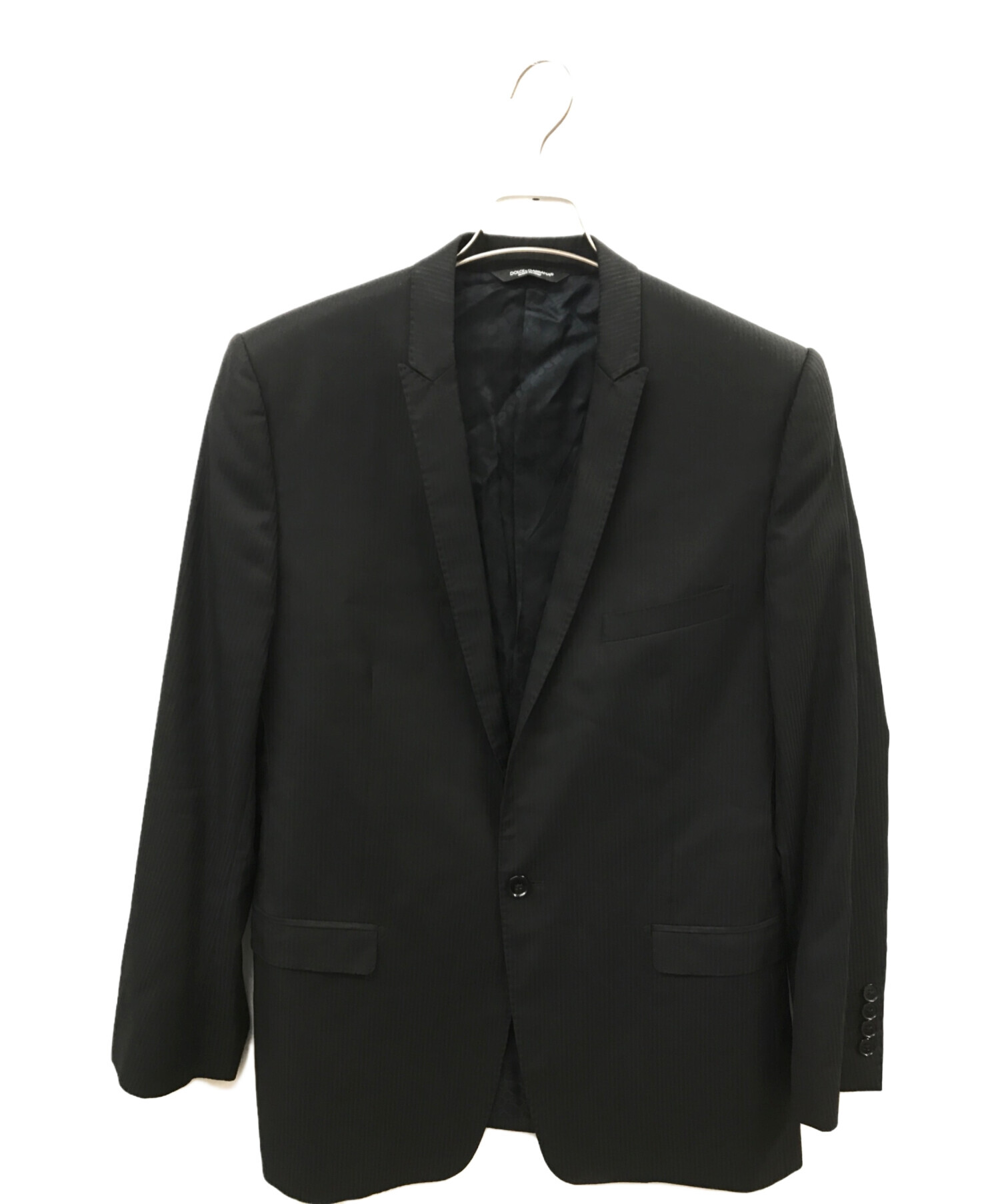 DOLCE & GABBANA ブラックスーツ サイズ50 DOLCE & GABBANA ブラック