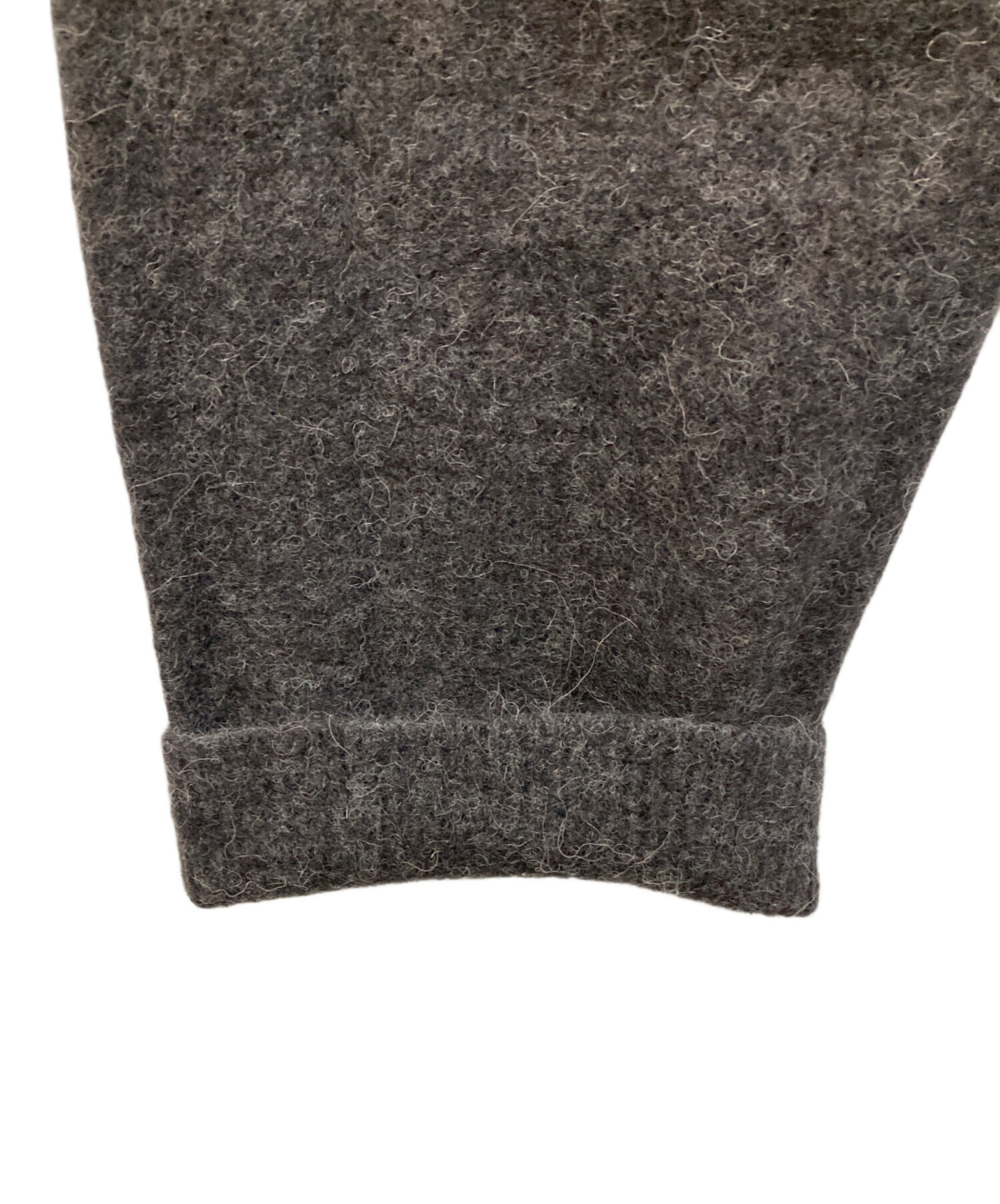 中古・古着通販】WIRROW (ウィロウ) alpaca wool knit pants グレー 