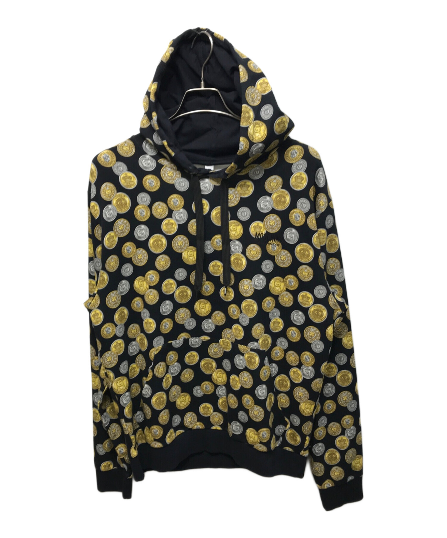 中古・古着通販】MOSCHINO (モスキーノ) パーカー ブラック サイズ:L 