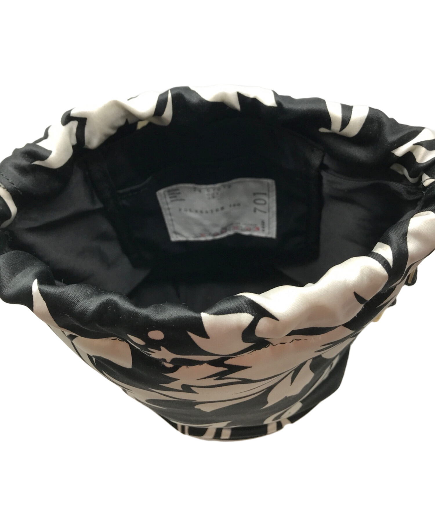 中古・古着通販】sacai (サカイ) 巾着バッグ ブラック｜ブランド・古着