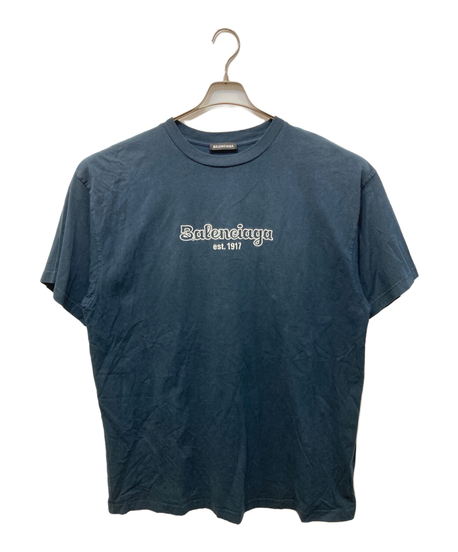 中古・古着通販】BALENCIAGA (バレンシアガ) est.1917 ロゴ 刺繍 T 