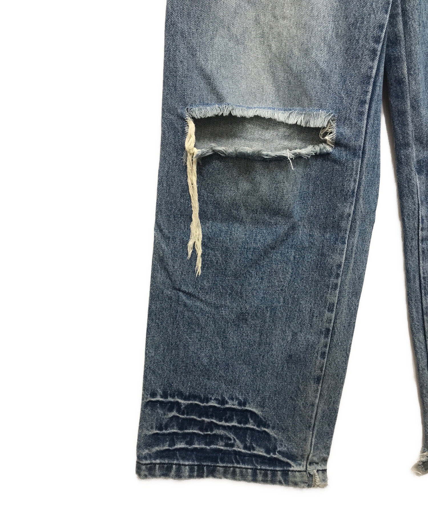 中古・古着通販】SOURPLUM (サワープラム) cat whisker torn jeans 
