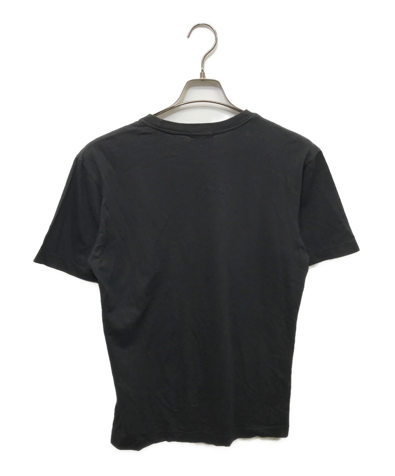 中古・古着通販】GUCCI (グッチ) ロゴ刺繍Tシャツ ブラック サイズ:M 