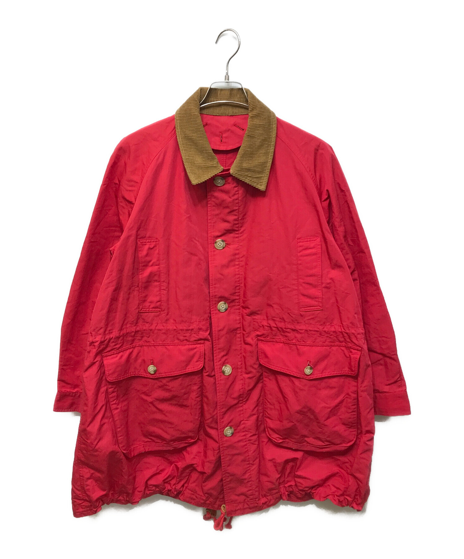 中古・古着通販】MAINU (マイヌ) Over Coat レッド サイズ:2｜ブランド