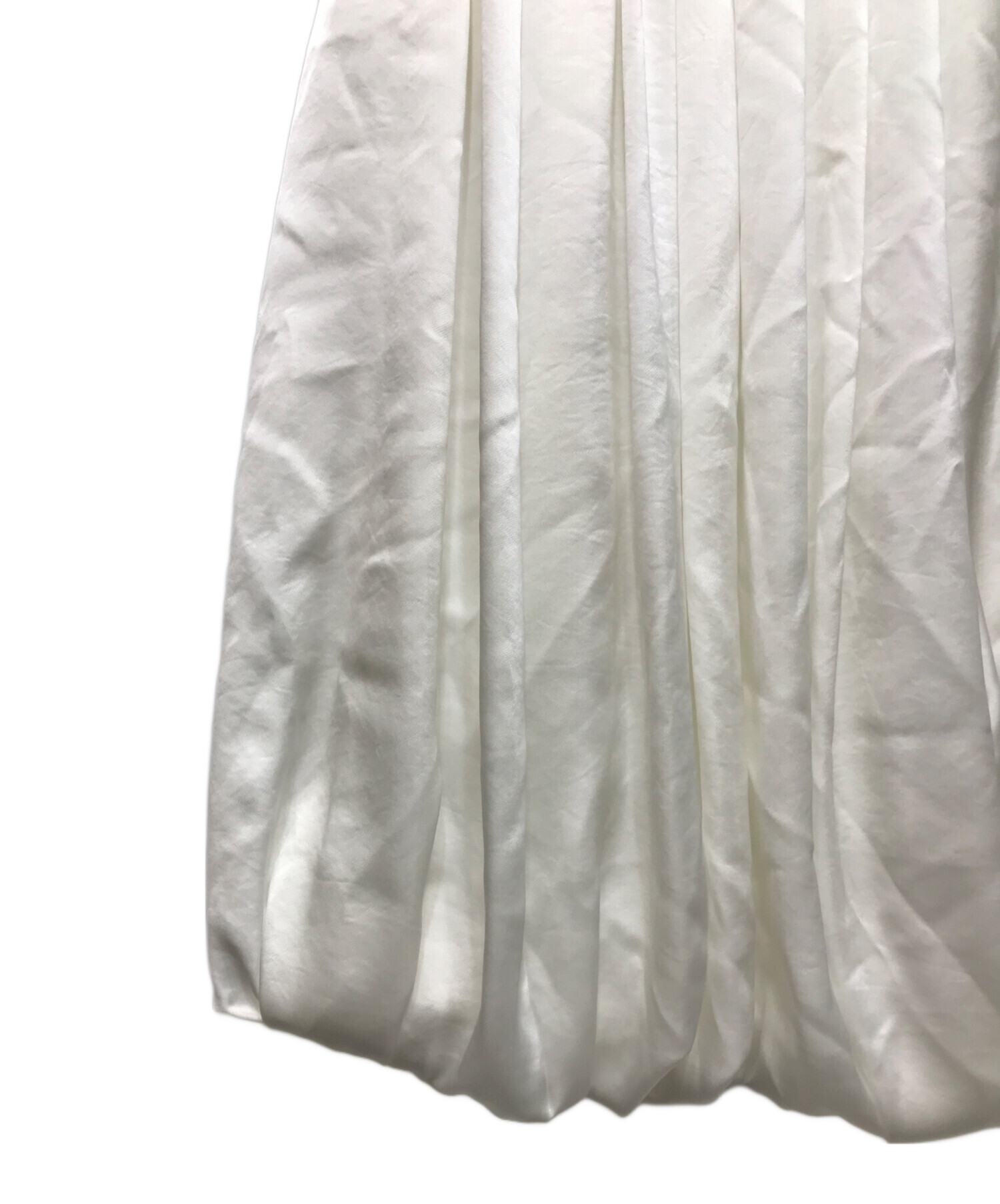 中古・古着通販】ENFOLD (エンフォルド) BALLOON-SKIRT ホワイト