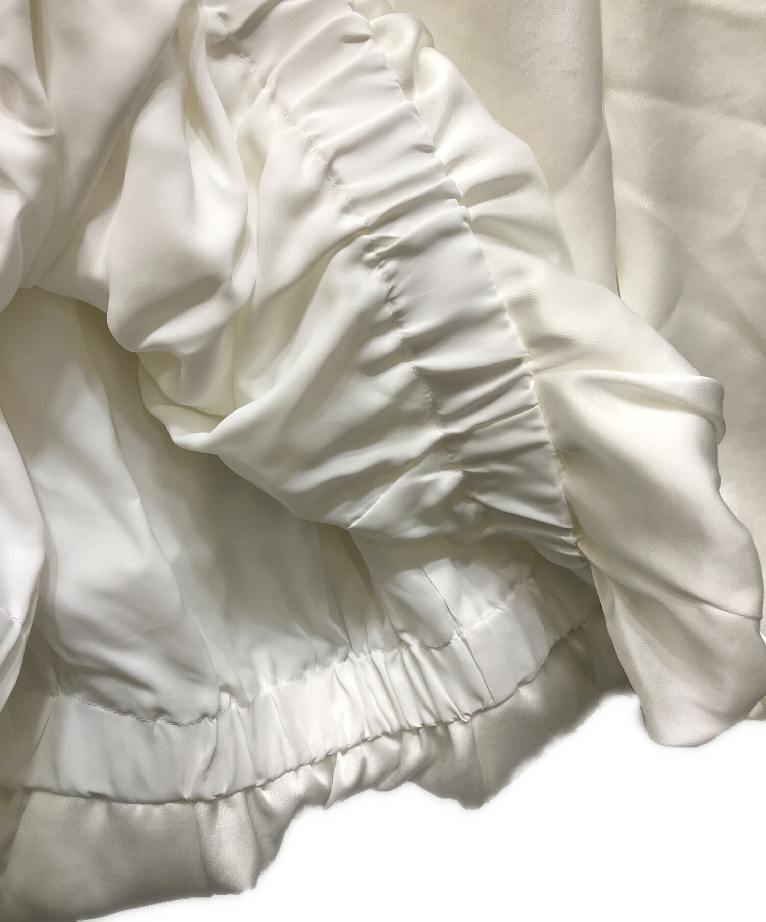 中古・古着通販】ENFOLD (エンフォルド) BALLOON-SKIRT ホワイト