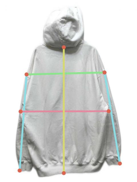 中古・古着通販】BALENCIAGA (バレンシアガ) BB PIXEL HOODIE ホワイト