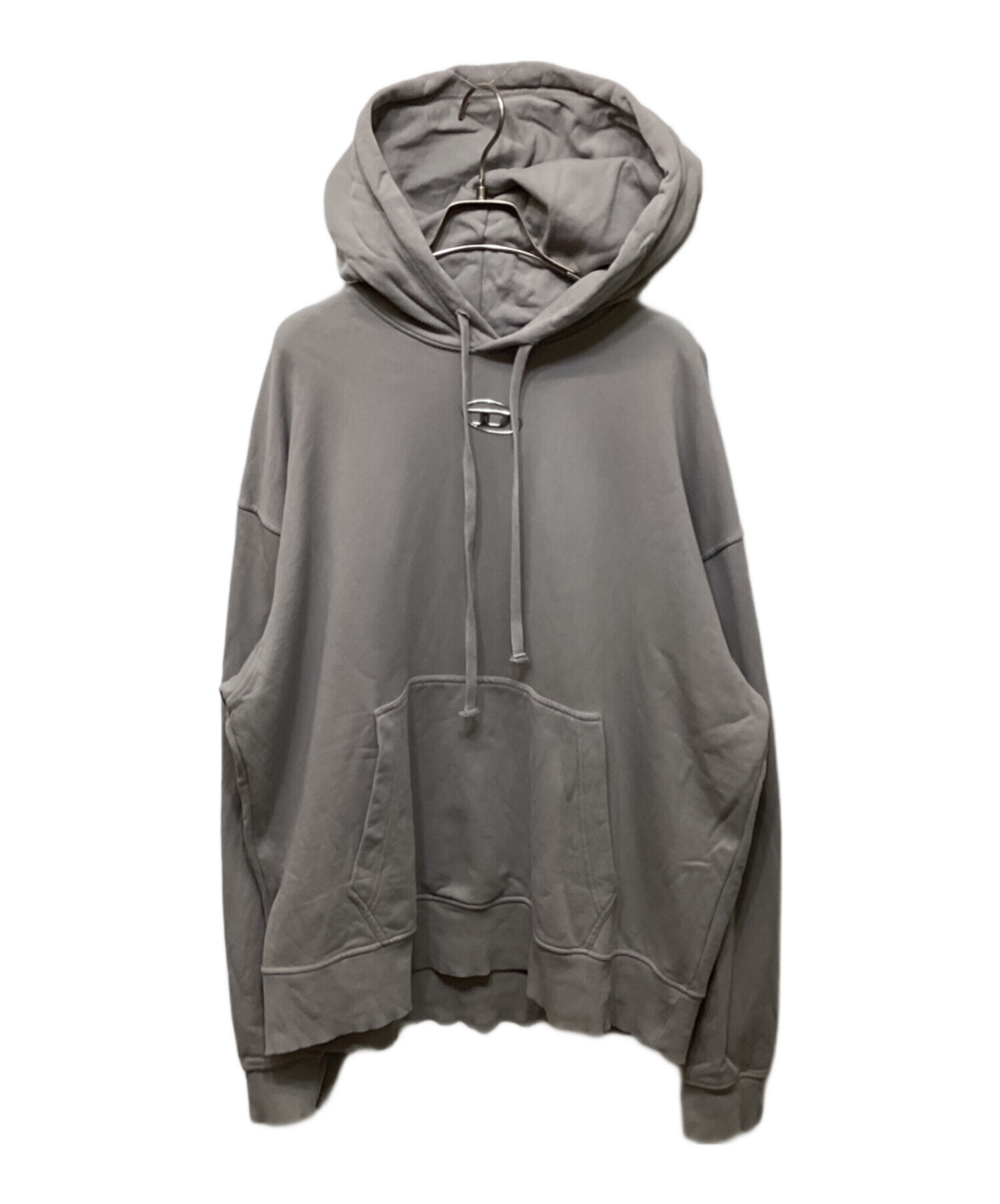 DIESEL ディーゼル プルオーバーパーカー サイズ:XL プリント ブラック 