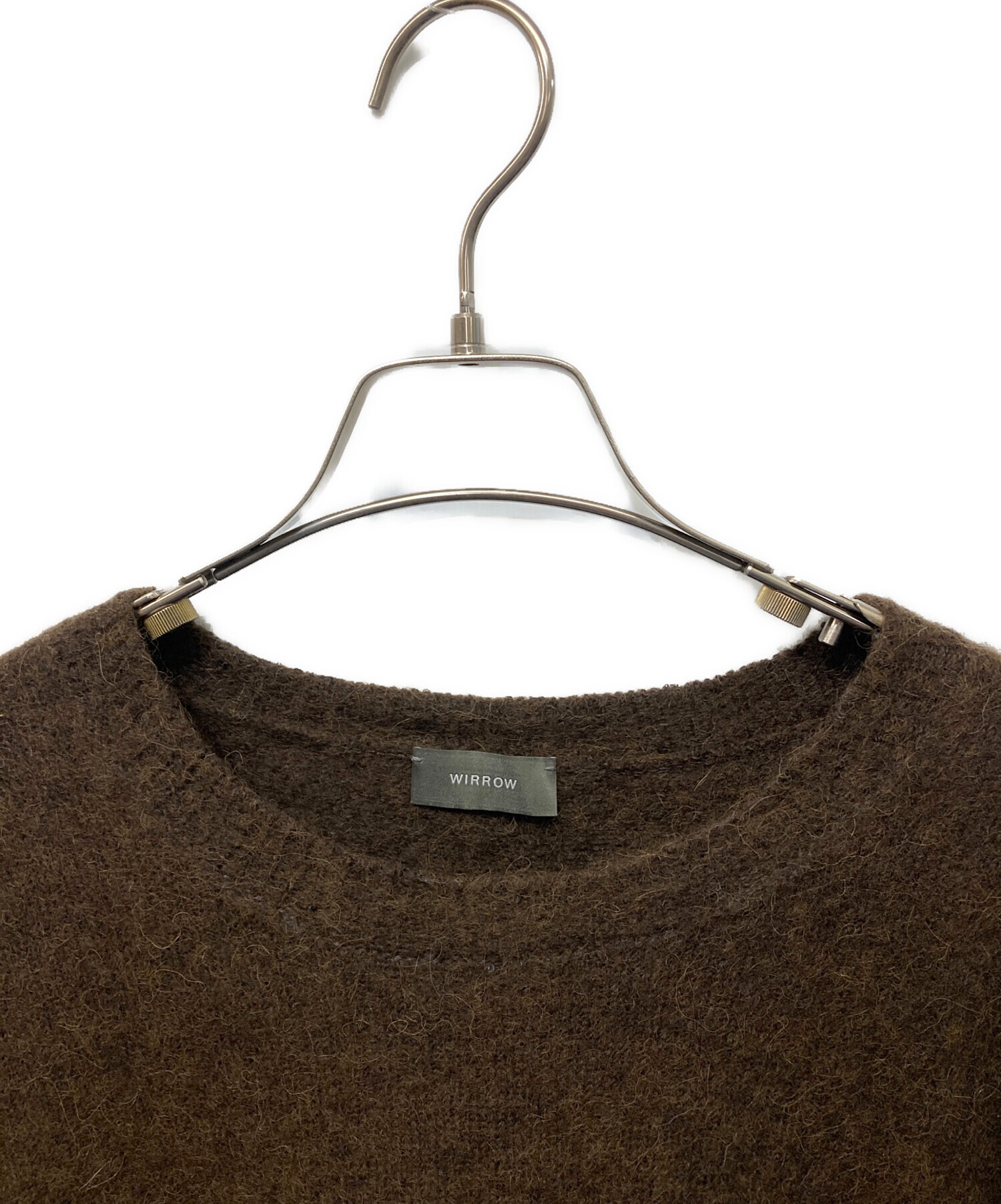 中古・古着通販】wirrow (ウィロウ) alpaca wool wide knit pullover 