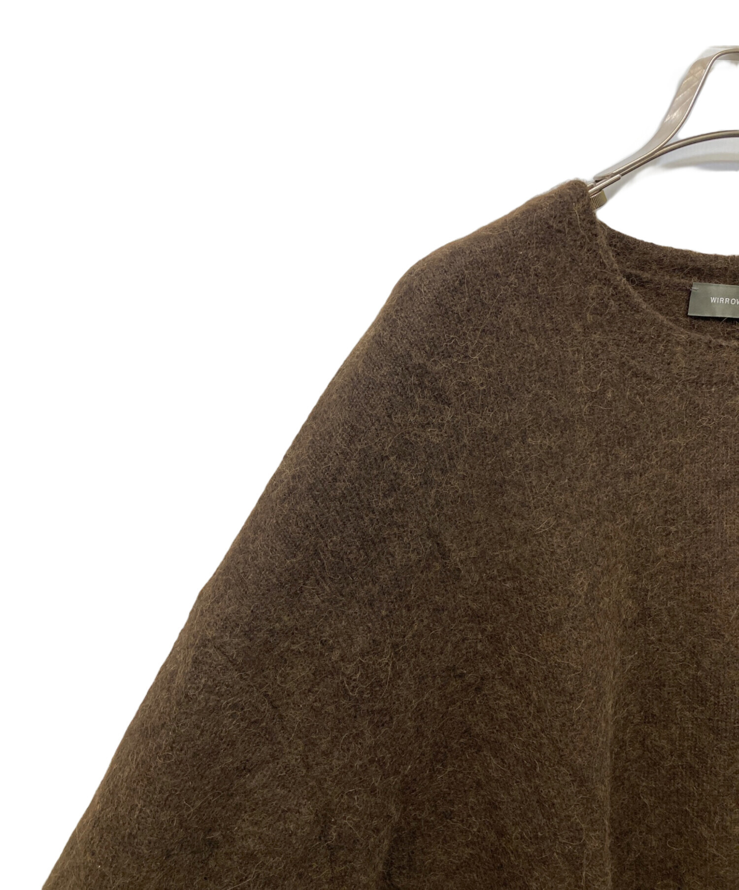 中古・古着通販】wirrow (ウィロウ) alpaca wool wide knit pullover 